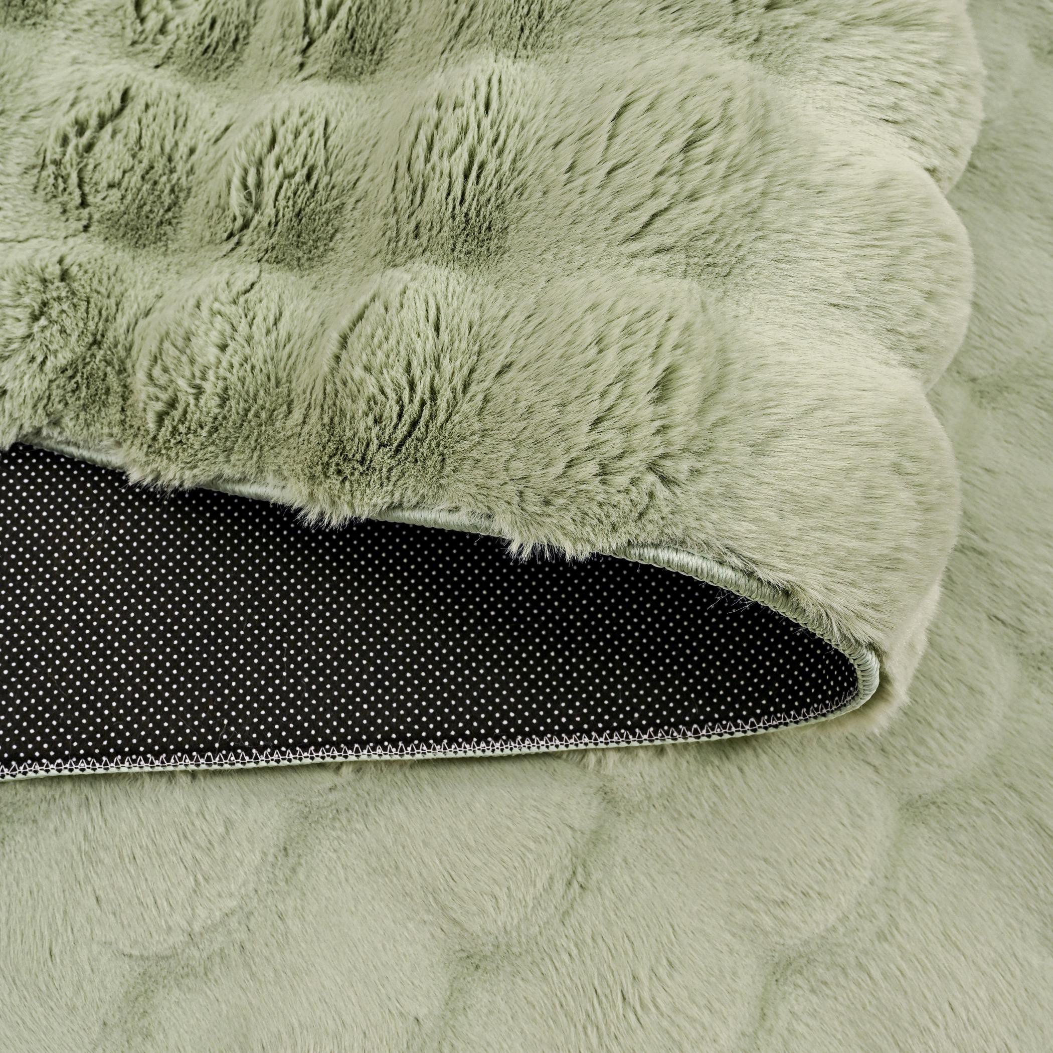 Bubble Rabbit Pebbles Shaggy Fur Rug - 200x300 cm-hbxdecorandfurnishings-floorcoverings-rugs-image-3
