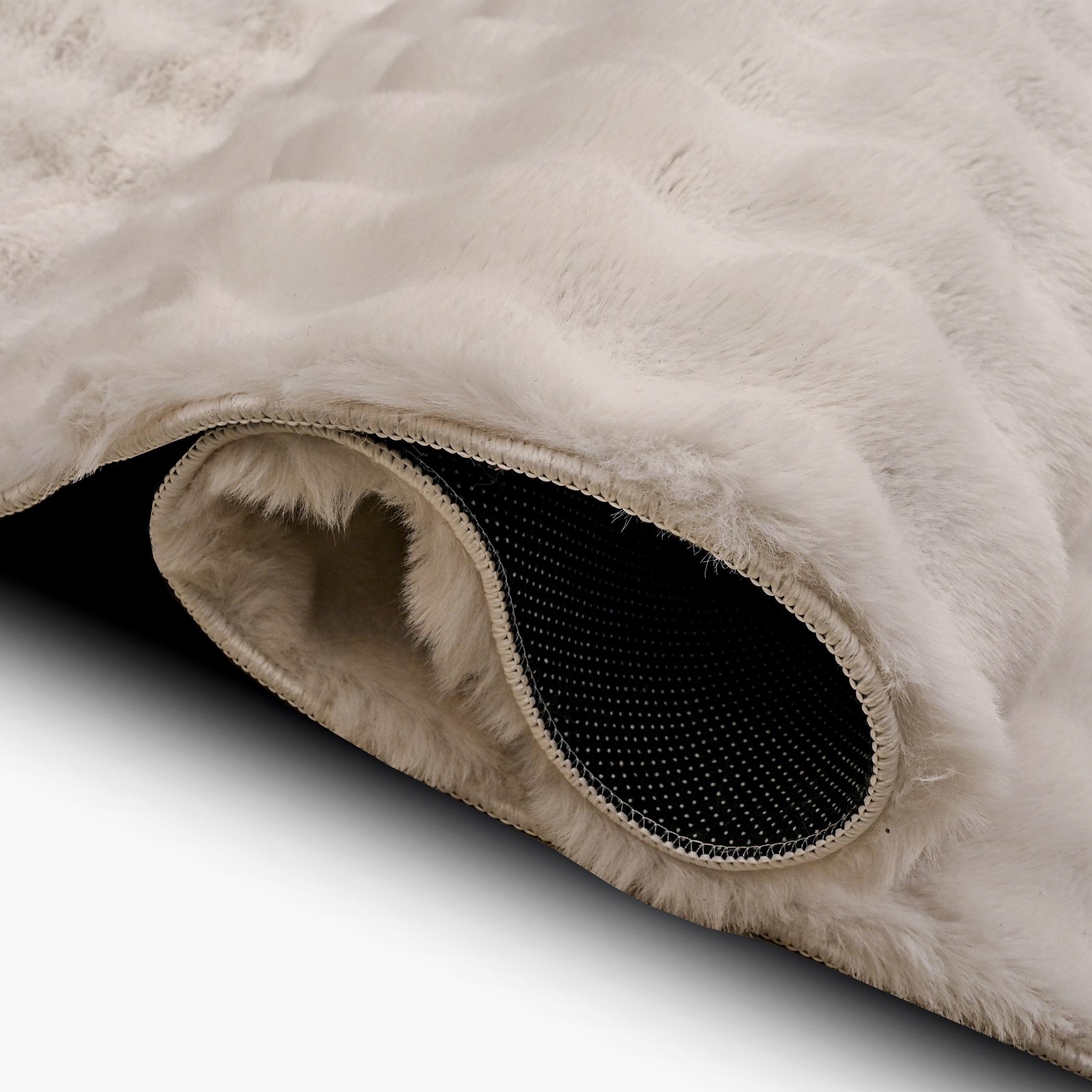 Bubble Rabbit Pebbles Shaggy Fur Rug - 160x230 cm-hbxdecorandfurnishings-floorcoverings-rugs-image-4