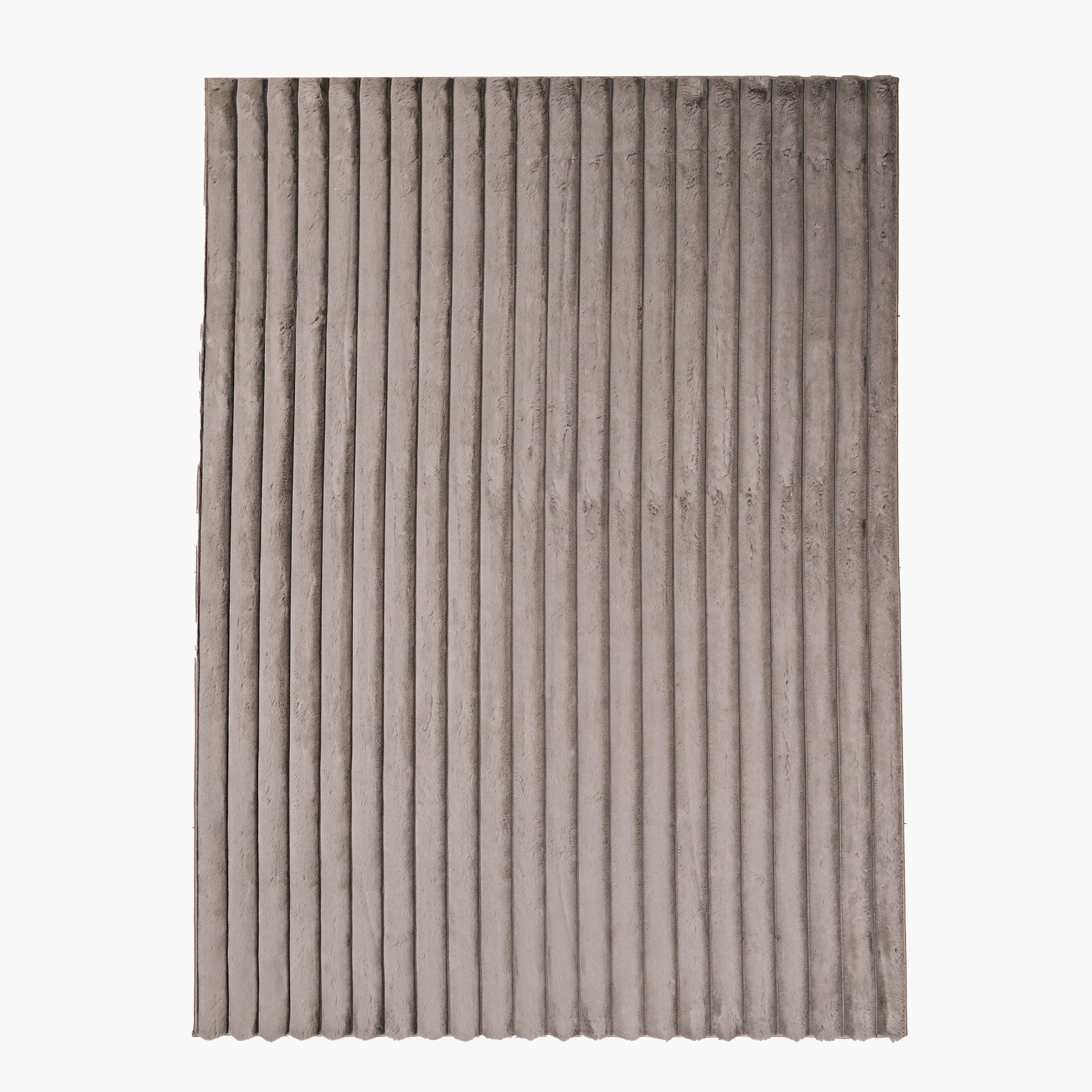 Vertica 3D Linear Strip 3D Rabbit Fur Rug - 160x230 cm-hbxdecorandfurnishings-floorcoverings-rugs-image-2