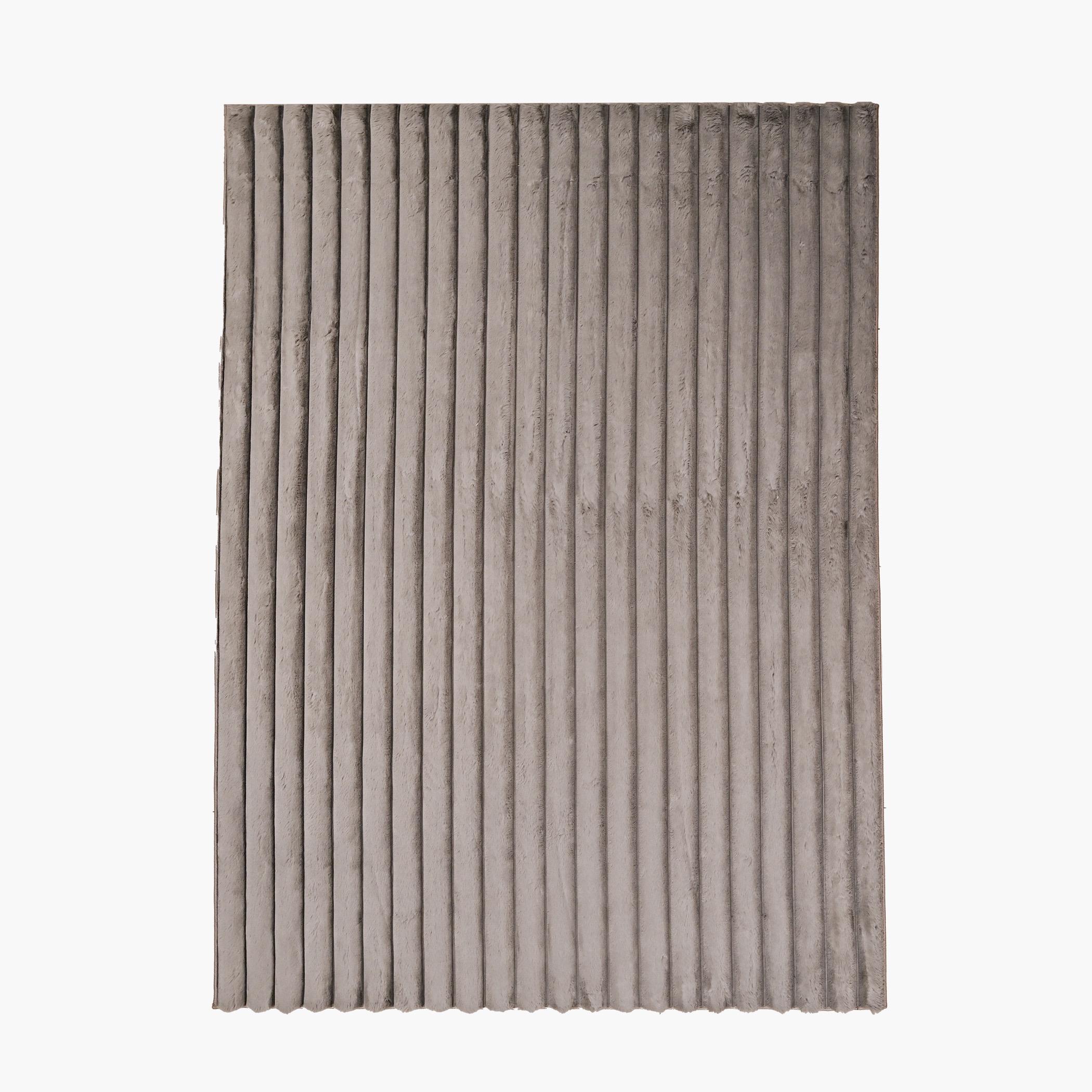 Vertica 3D Linear Strip 3D Rabbit Fur Rug - 200x300 cm-hbxdecorandfurnishings-floorcoverings-rugs-image-2