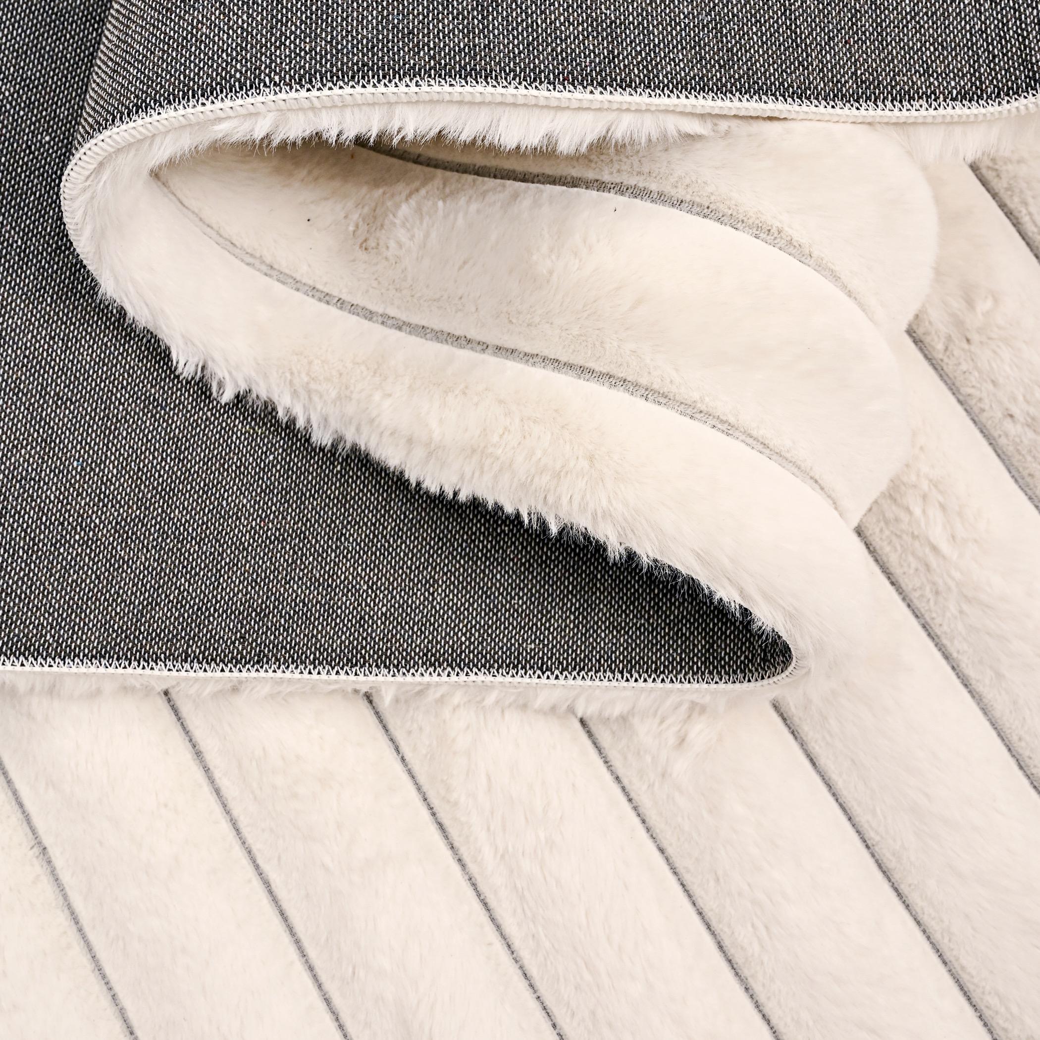 Vertica 3D Linear Strip Rabbit Fur Rug - 200x300 cm-hbxdecorandfurnishings-floorcoverings-rugs-image-3