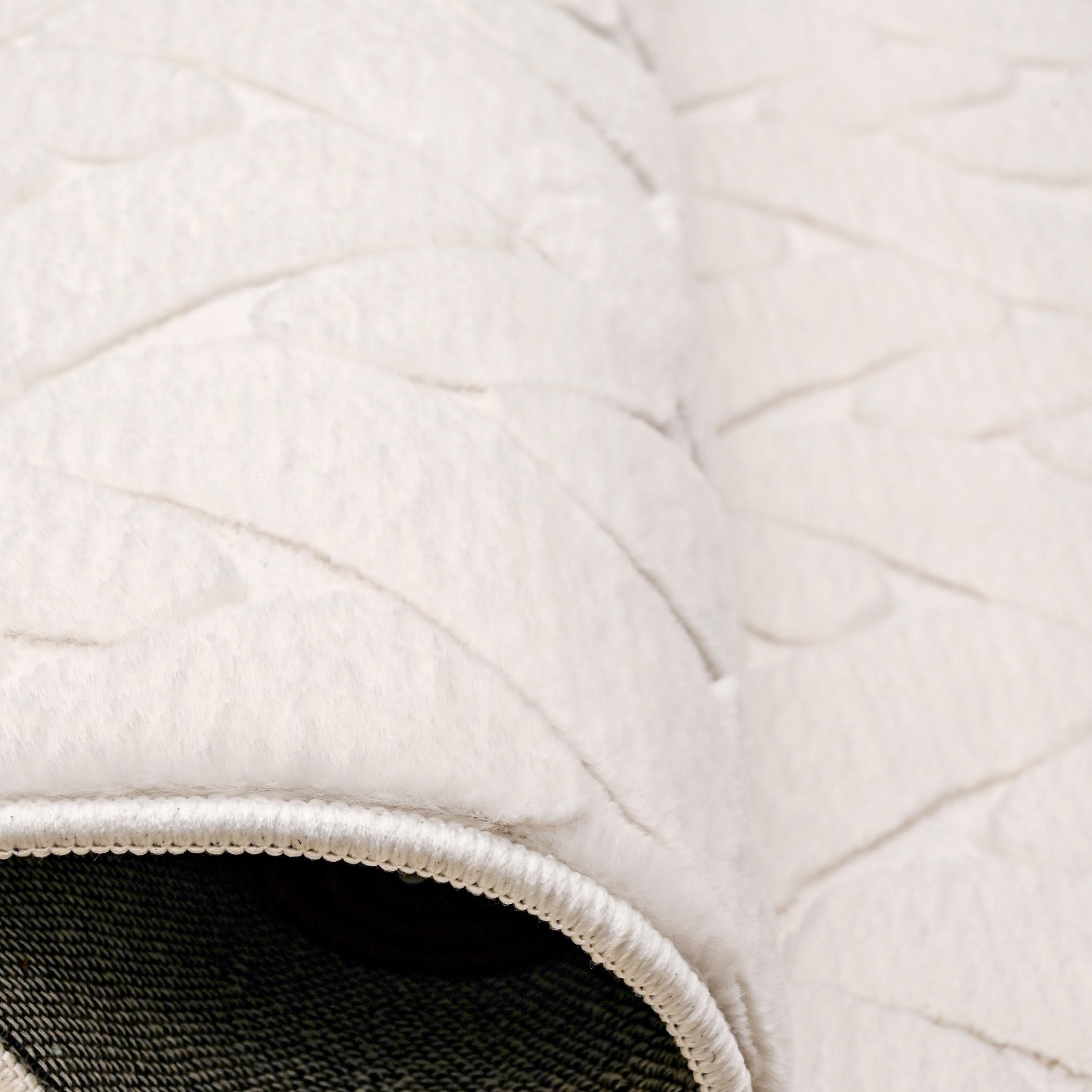 Braid 3-Layer Snow Fur Jacquard Fur Rug - 160x230 cm-hbxdecorandfurnishings-floorcoverings-rugs-image-4