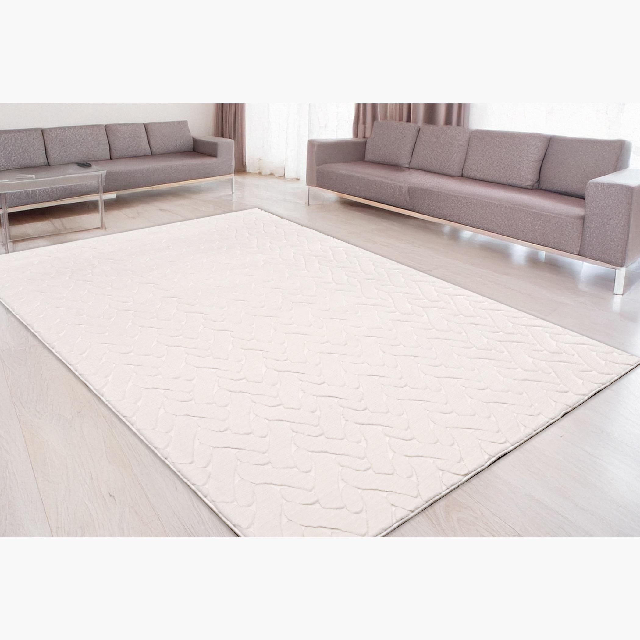 Braid 3-Layer Snow Fur Jacquard Fur Rug - 200x300 cm-hbxdecorandfurnishings-floorcoverings-rugs-image-1