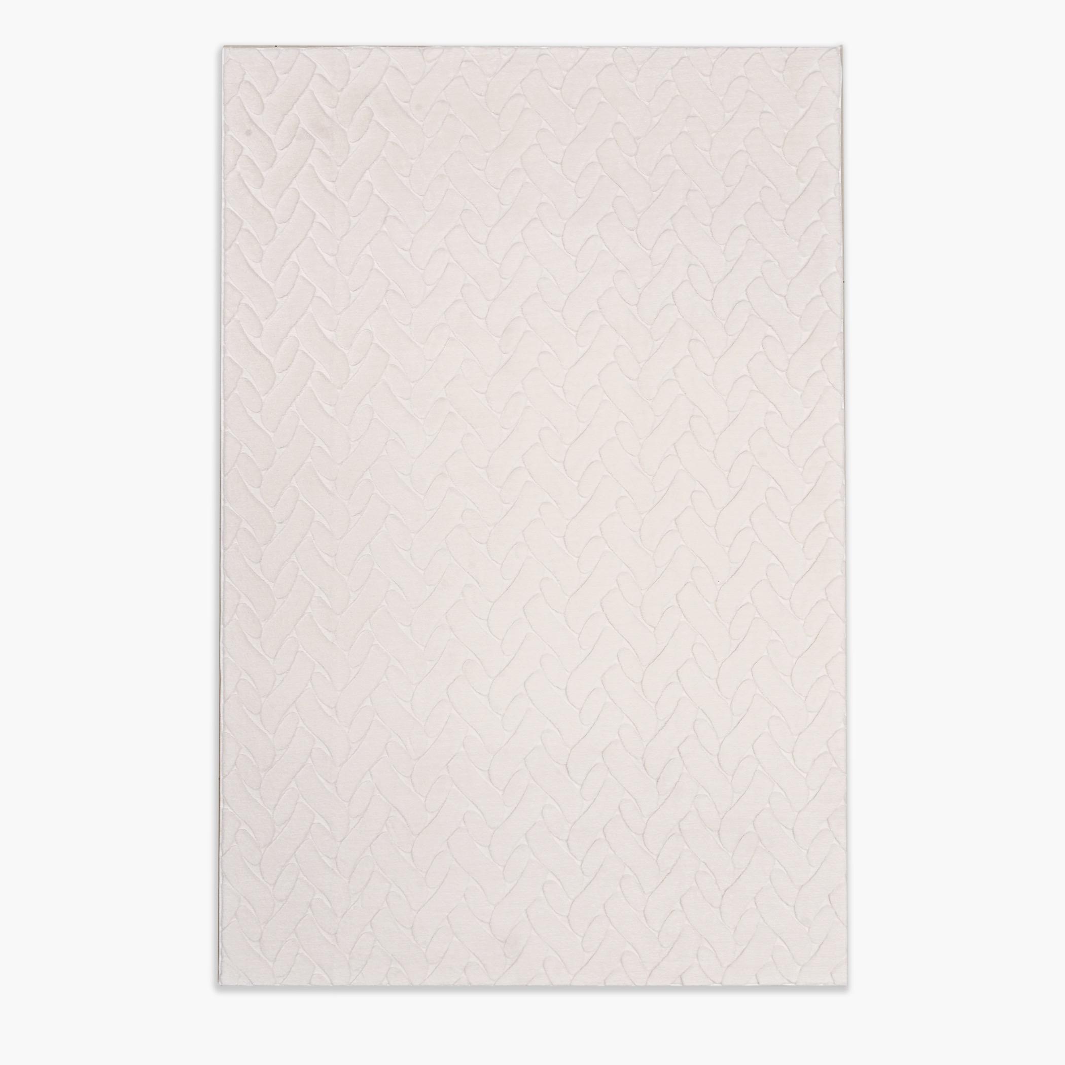 Braid 3-Layer Snow Fur Jacquard Fur Rug - 200x300 cm-hbxdecorandfurnishings-floorcoverings-rugs-image-2