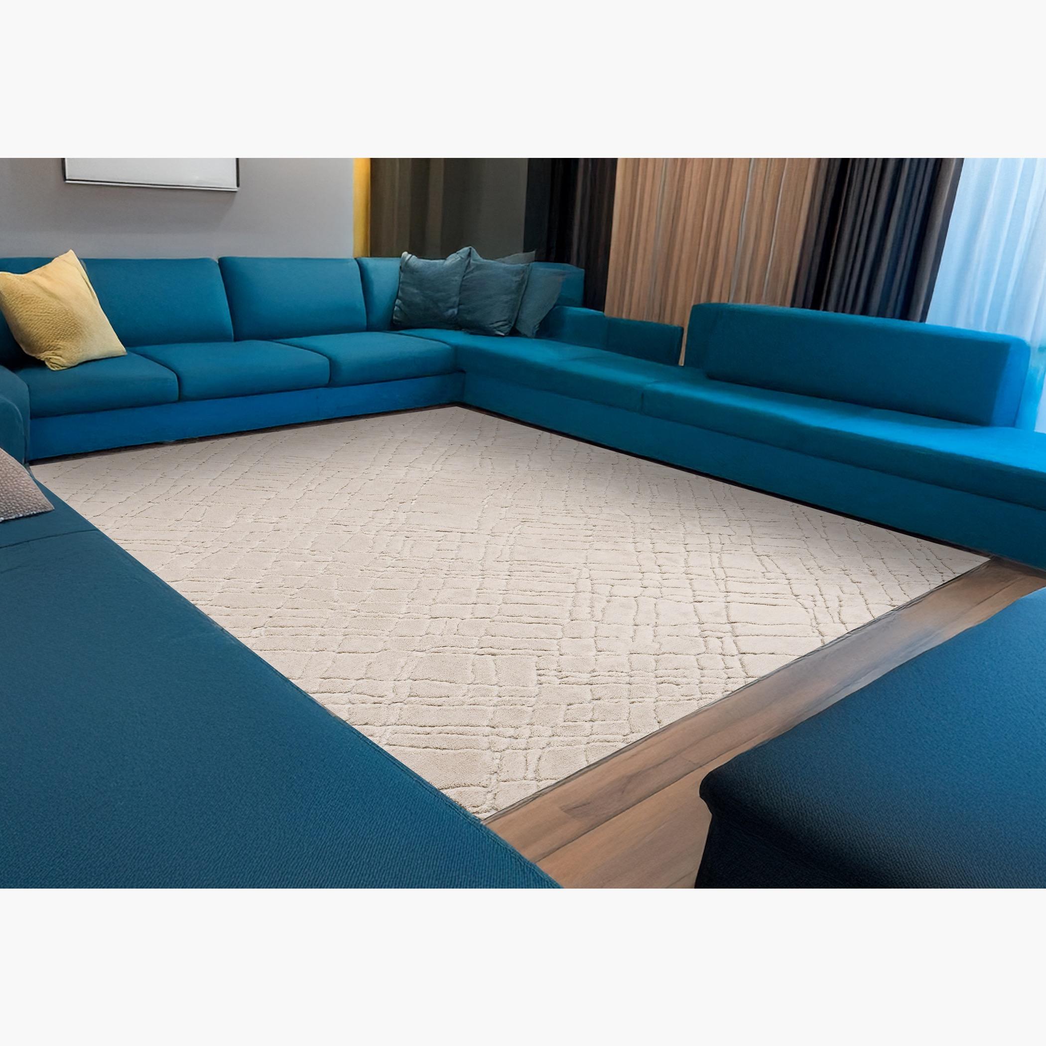 Velvet Carved Rug - 200x300 cm-hbxdecorandfurnishings-floorcoverings-rugs-image-1