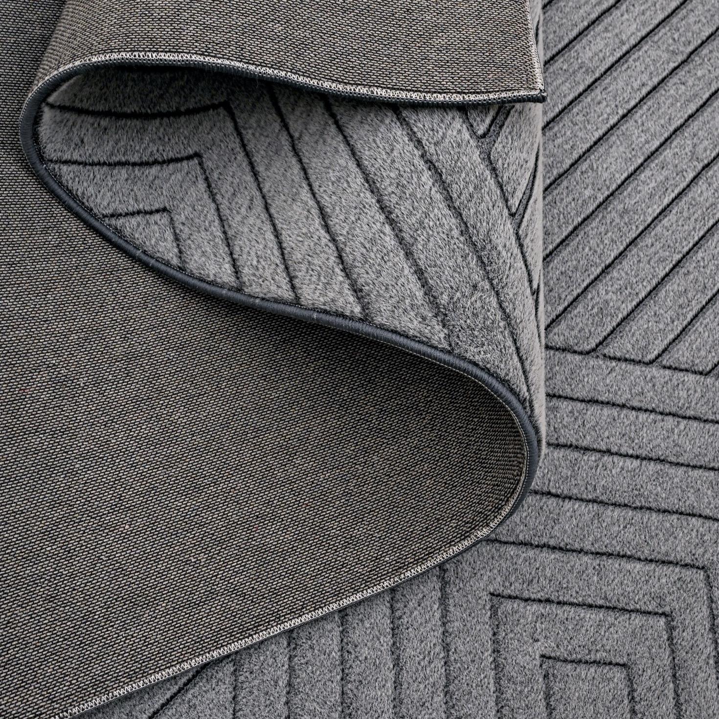 Geo Yarn Dyed Rabbit Fur Rug - 300x200 cm-hbxdecorandfurnishings-floorcoverings-rugs-image-3