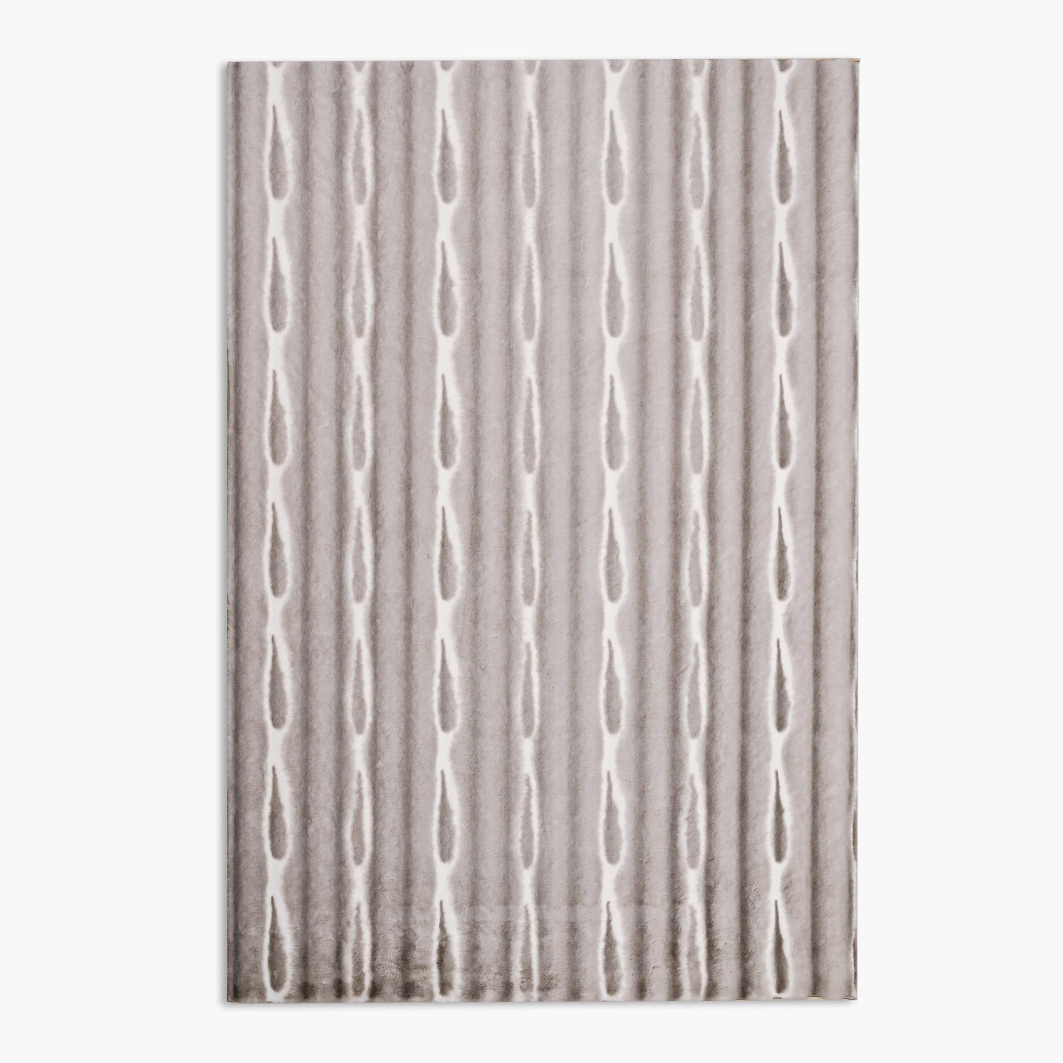 Plush Shibori Tie Dyed Rabbit Fur Rug - 300x200 cm-hbxdecorandfurnishings-floorcoverings-rugs-image-2