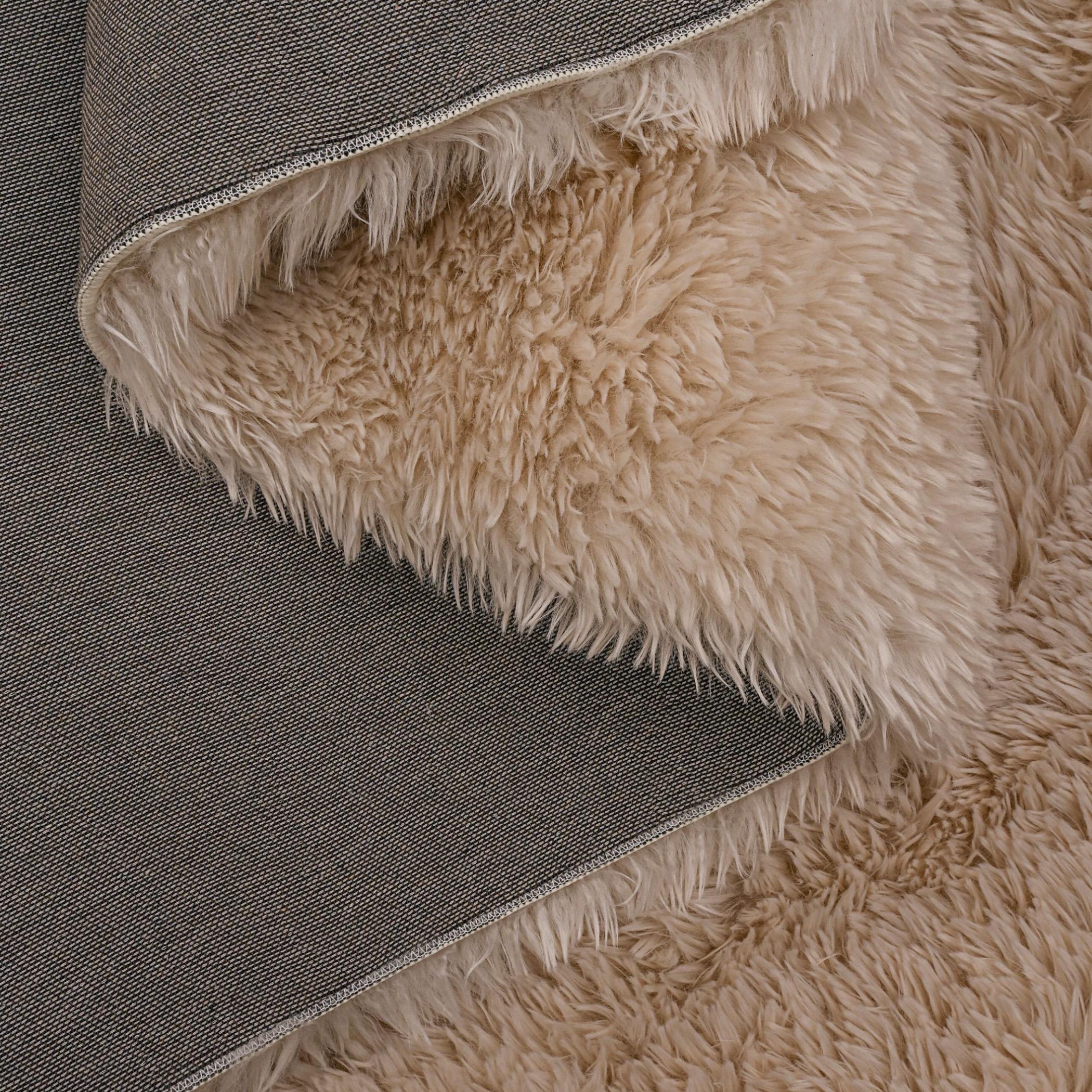 New Faux Rabbit Frizzy Tie Dyed Rabbit Fur Rug - 300x200 cm-hbxdecorandfurnishings-floorcoverings-rugs-image-3