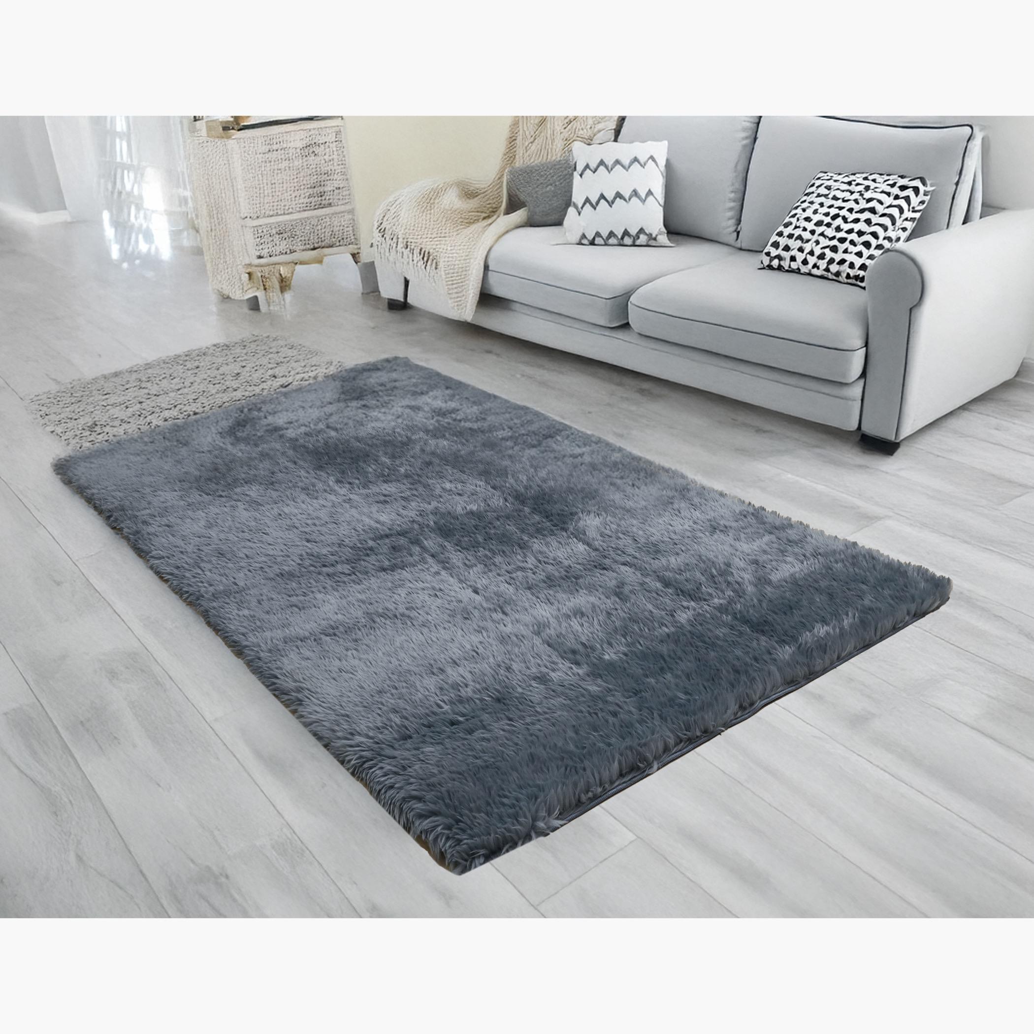 New Faux Rabbit Frizzy Tie Dyed Rabbit Fur Rug - 230x160 cm-hbxdecorandfurnishings-floorcoverings-rugs-image-1