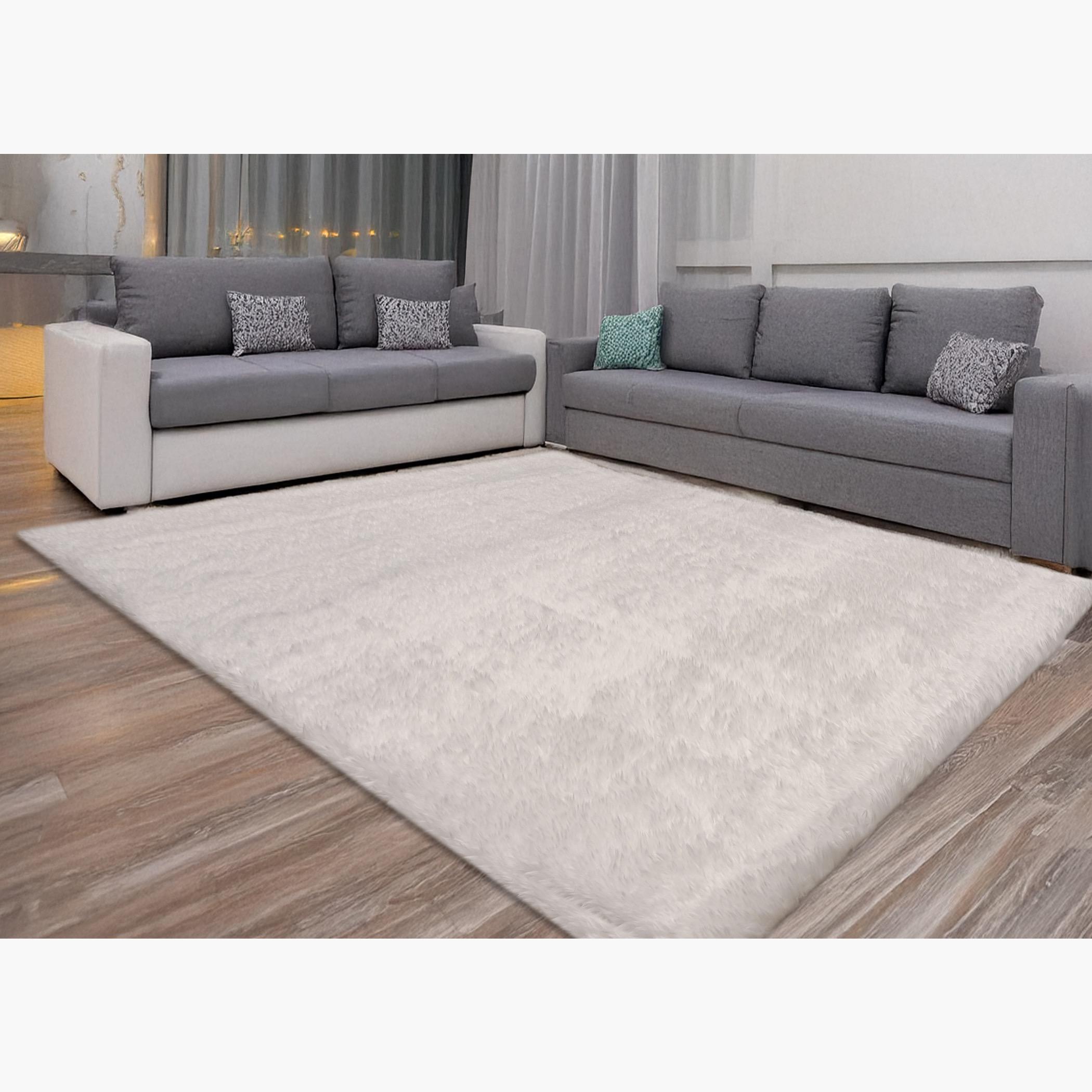 New Faux Rabbit Frizzy Tie Dyed Rabbit Fur Rug - 230x160 cm-hbxdecorandfurnishings-floorcoverings-rugs-image-1