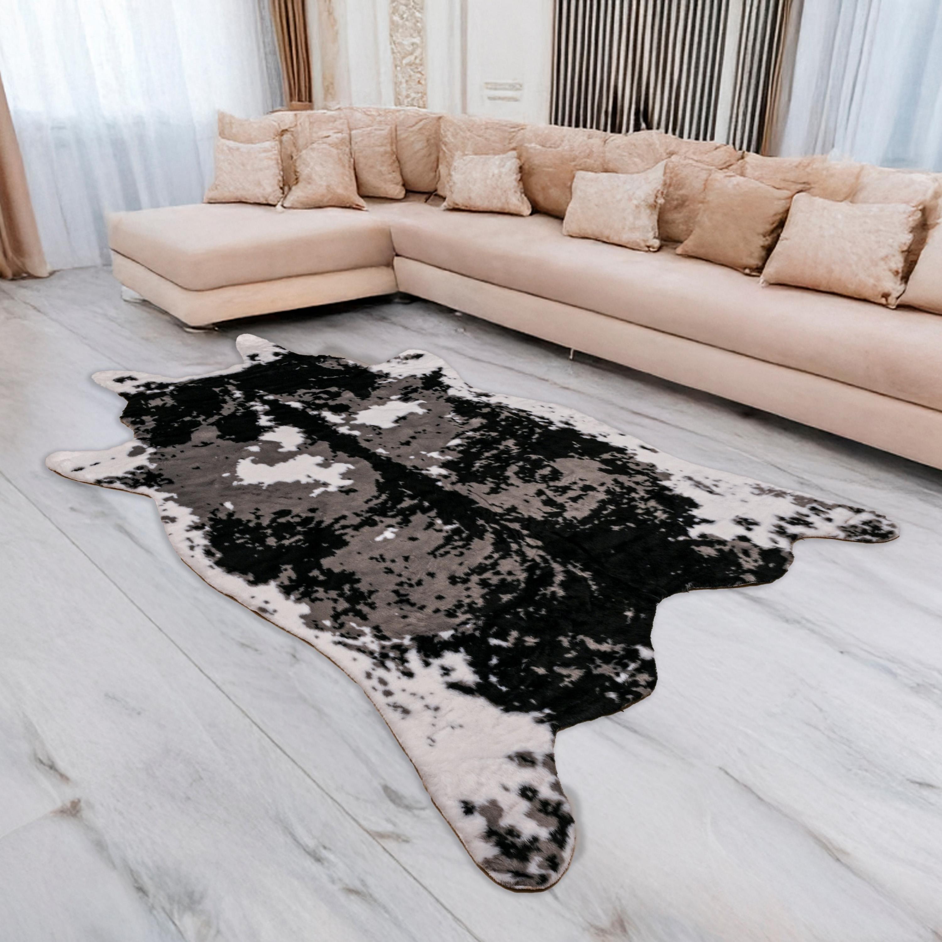 Cow Hide Shaped Rug - 230x150 cm-hbxdecorandfurnishings-floorcoverings-rugs-image-1