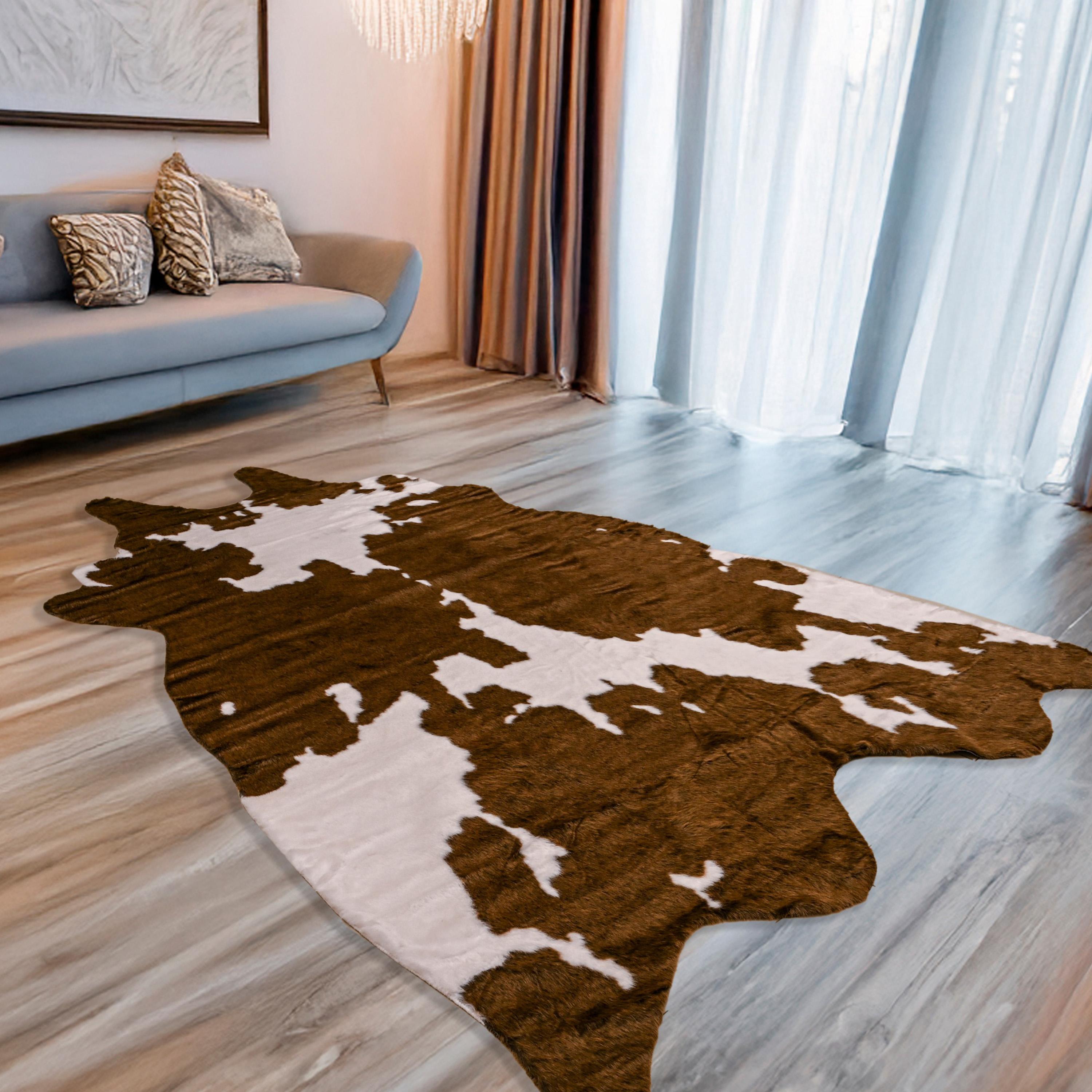 Cow Hide V2 Shaped Rug - 230x150 cm-hbxdecorandfurnishings-floorcoverings-rugs-image-1