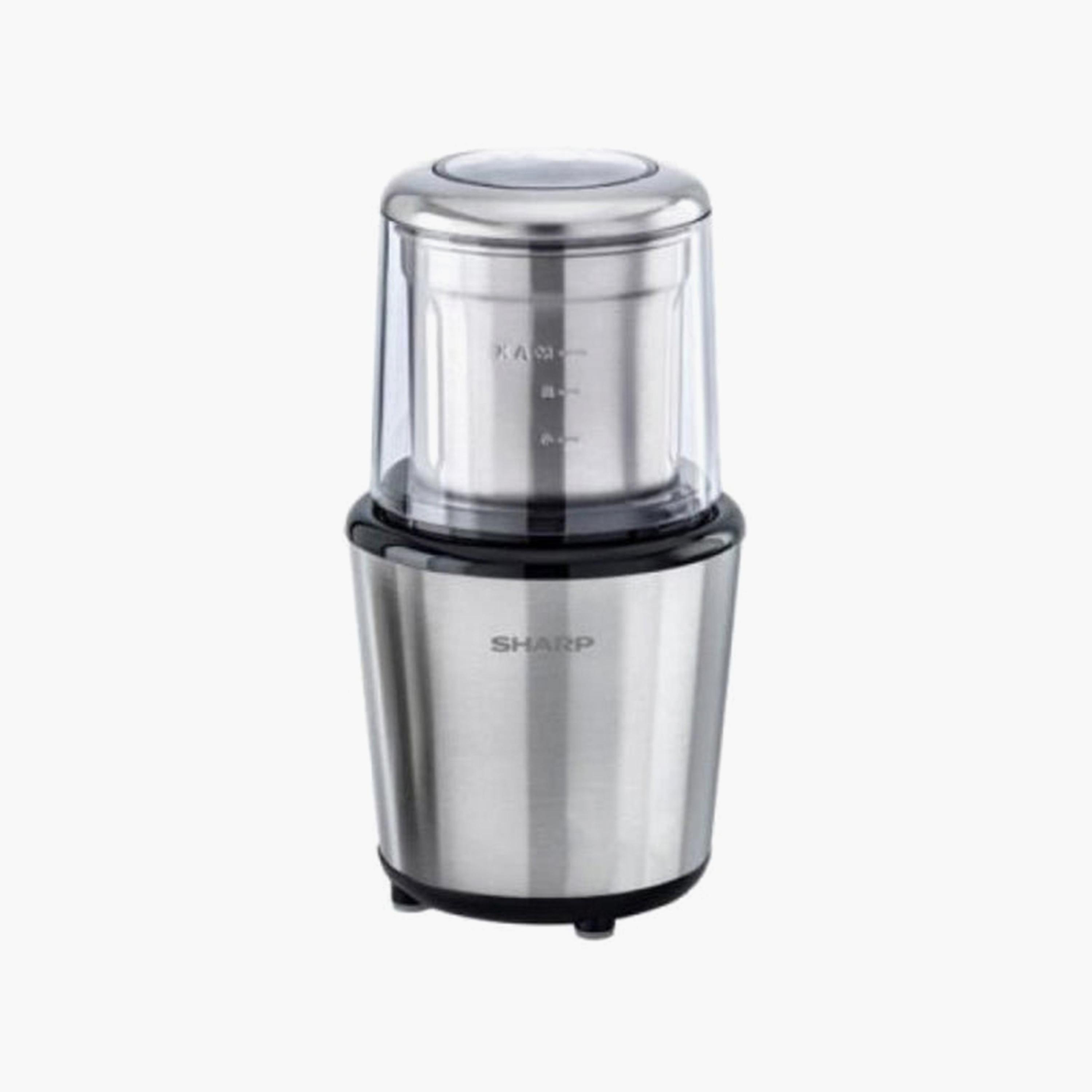 مطحنة شارب رطب وجاف بقوة 200 واط من الستانلس ستيل مع مفرمة - لون فضي| EM-GP21-S3-household-appliances-kitchenappliances-blendersmixersandgrinders-image-3