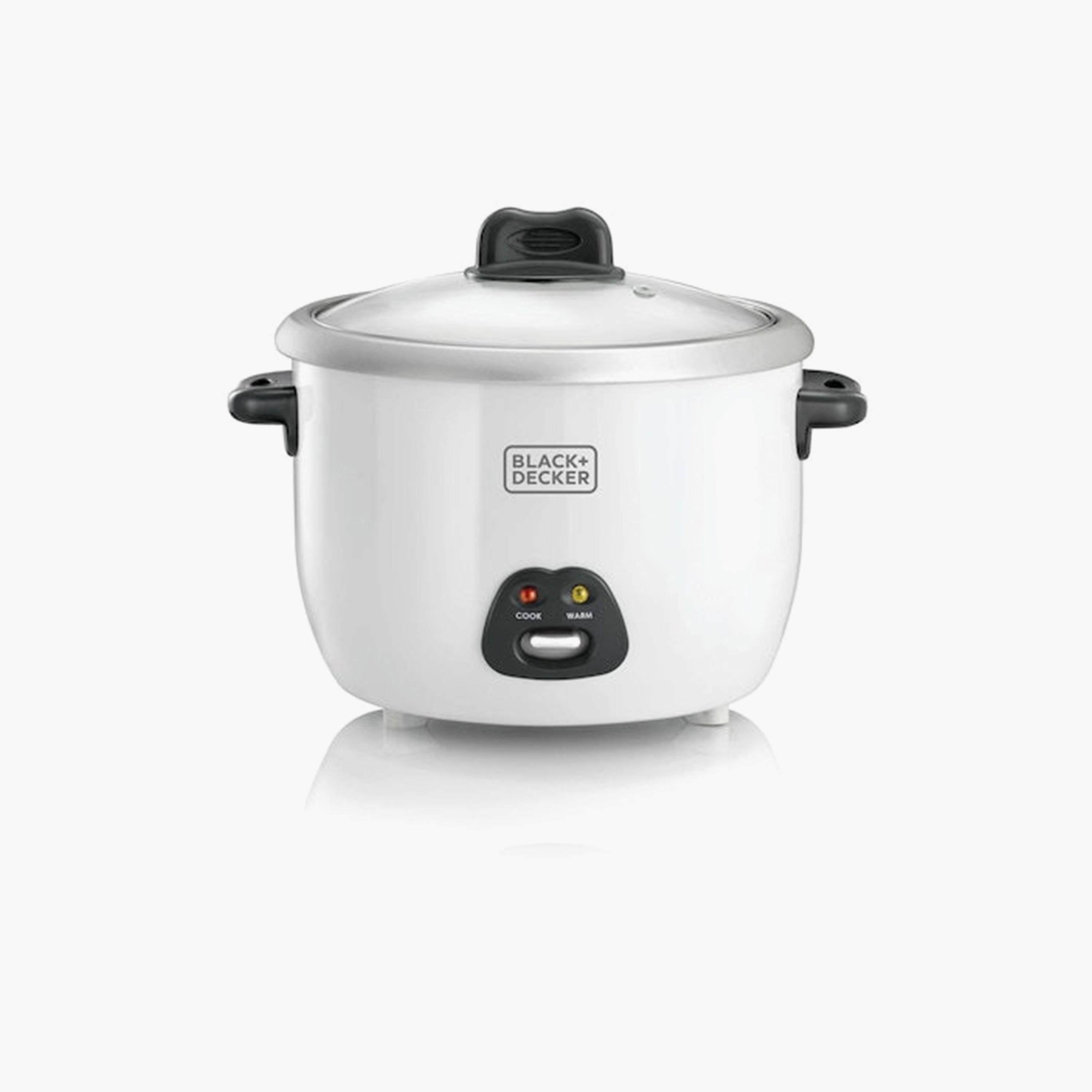 BLACK+DECKER Rice Cooker 1.8 Liters White | RC1850-B5-household-appliances-kitchenappliances-electriccookers-image-1