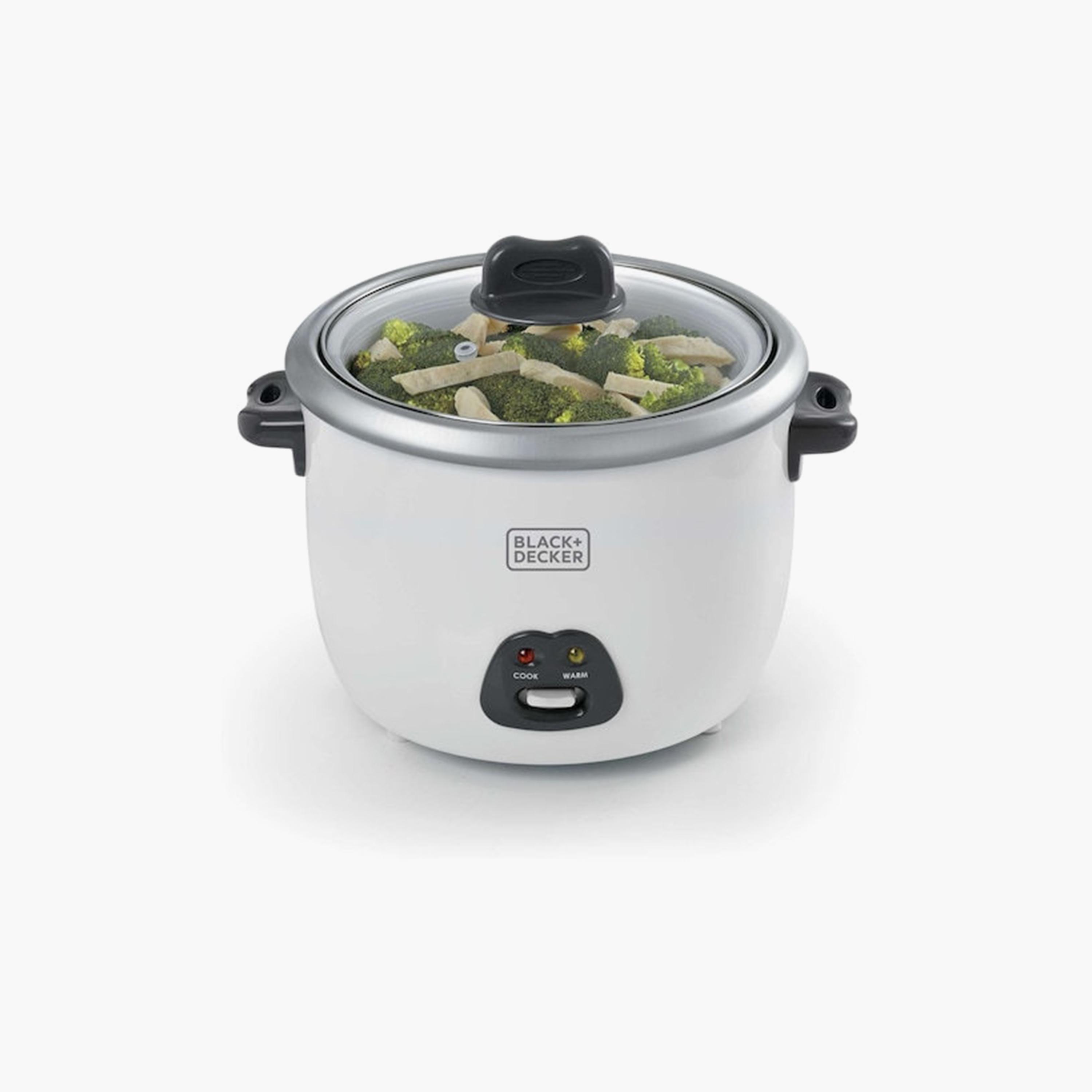 BLACK+DECKER Rice Cooker 1.8 Liters White | RC1850-B5-household-appliances-kitchenappliances-electriccookers-image-2