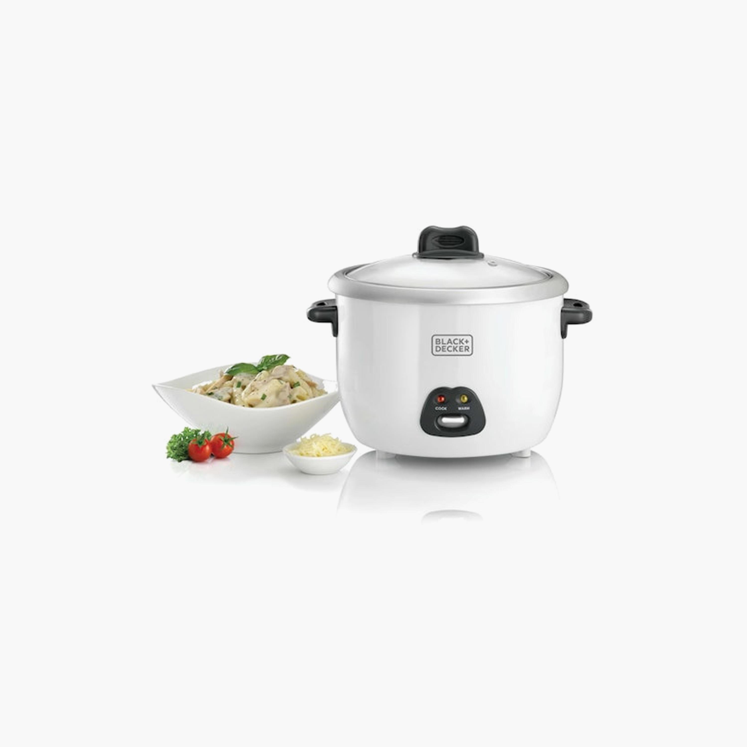 BLACK+DECKER Rice Cooker 1.8 Liters White | RC1850-B5-household-appliances-kitchenappliances-electriccookers-image-3