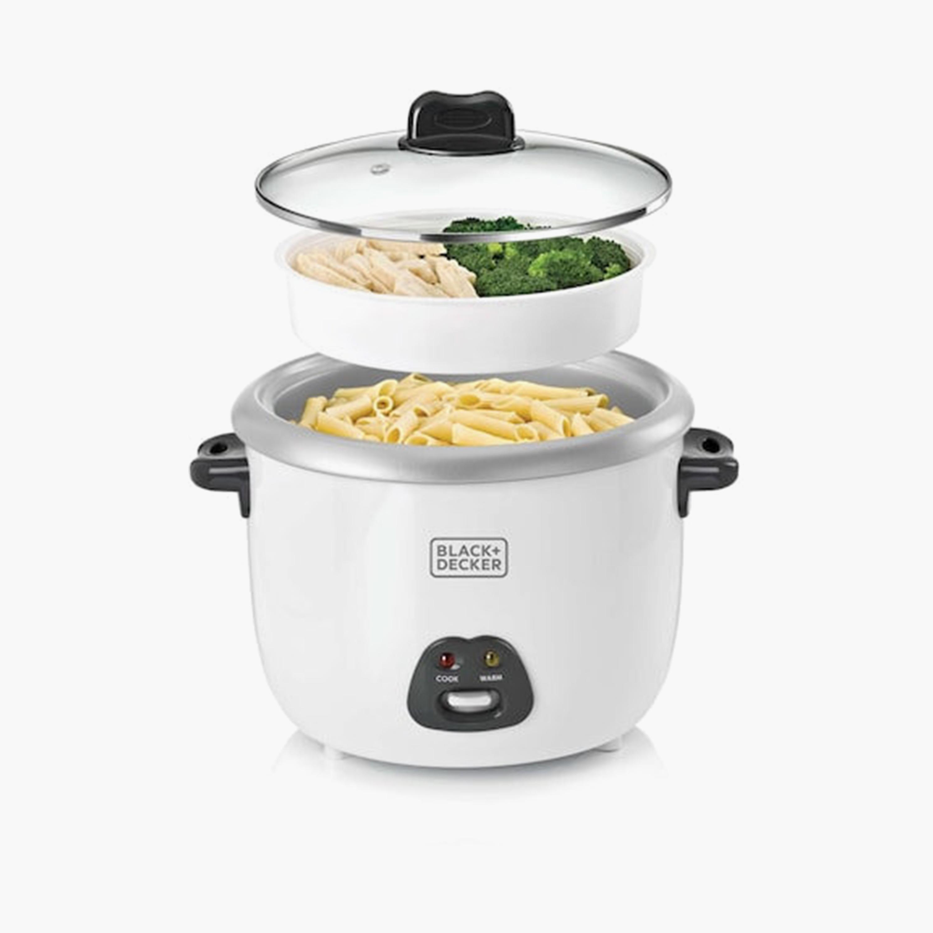 BLACK+DECKER Rice Cooker 1.8 Liters White | RC1850-B5-household-appliances-kitchenappliances-electriccookers-image-4