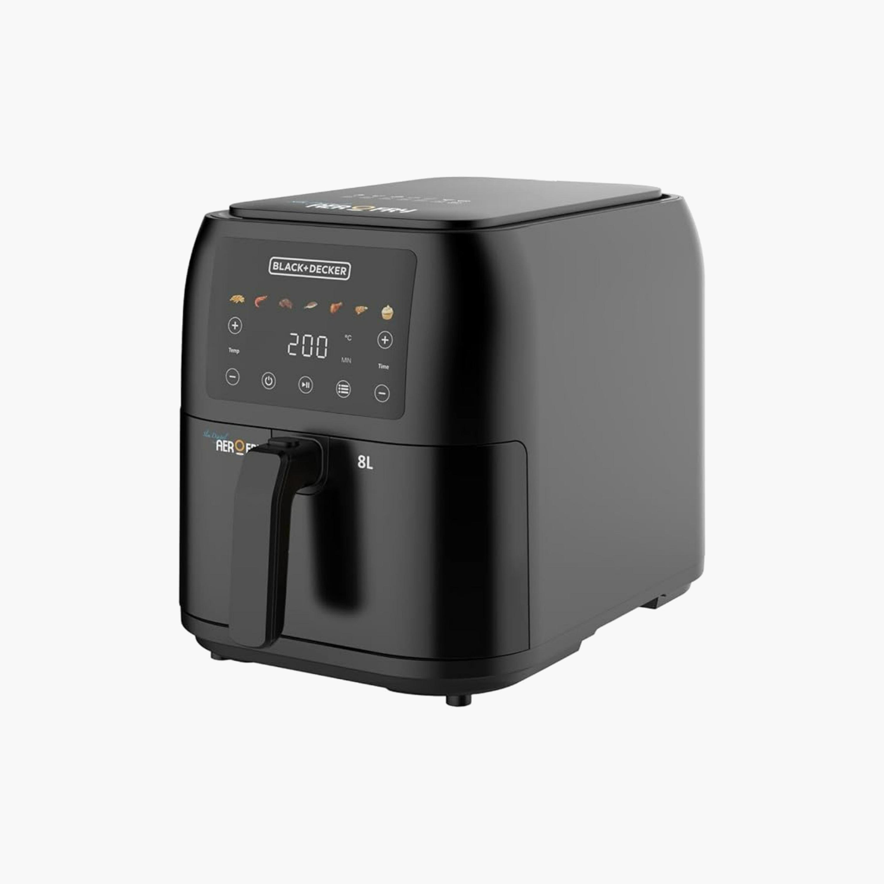 BLACK+DECKER 8L Air Fryer 1700W Black | SAF80-B5-household-appliances-kitchenappliances-airfryers-image-2