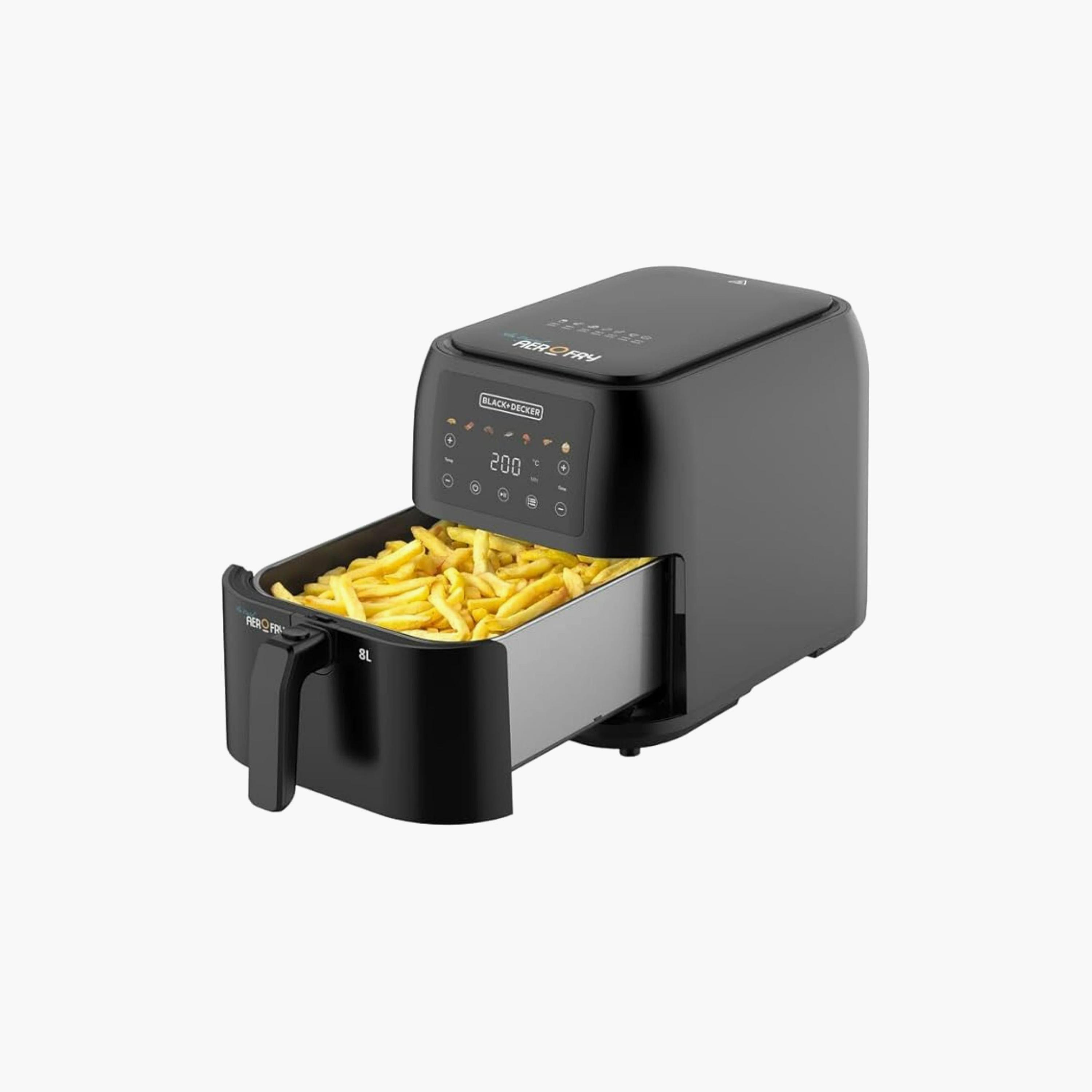 BLACK+DECKER 8L Air Fryer 1700W Black | SAF80-B5-household-appliances-kitchenappliances-airfryers-image-3