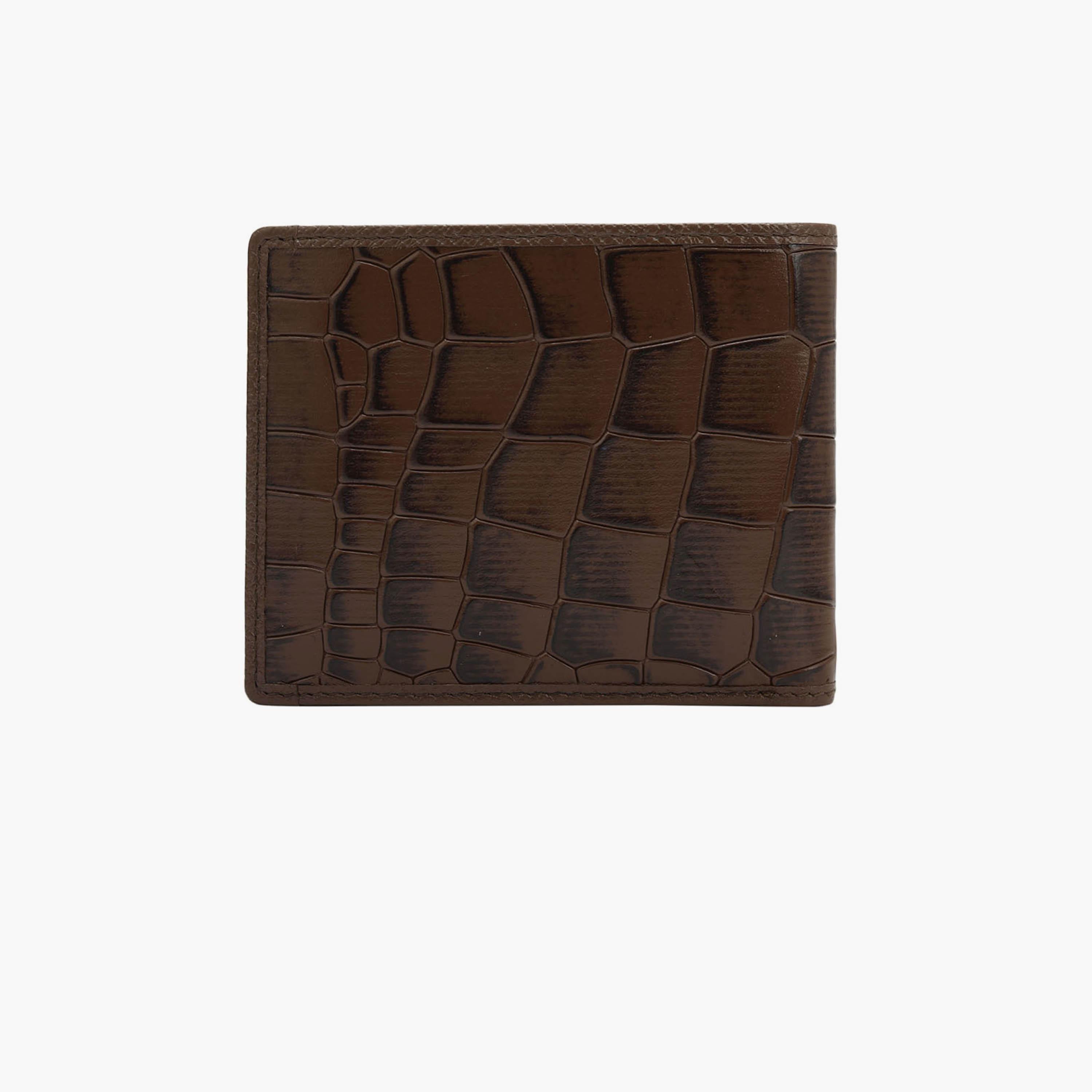 DA MILANO Textured Men's Wallet | L11.5 X W1.5 X H9 CM-men-beltsandwallets-wallets-image-5