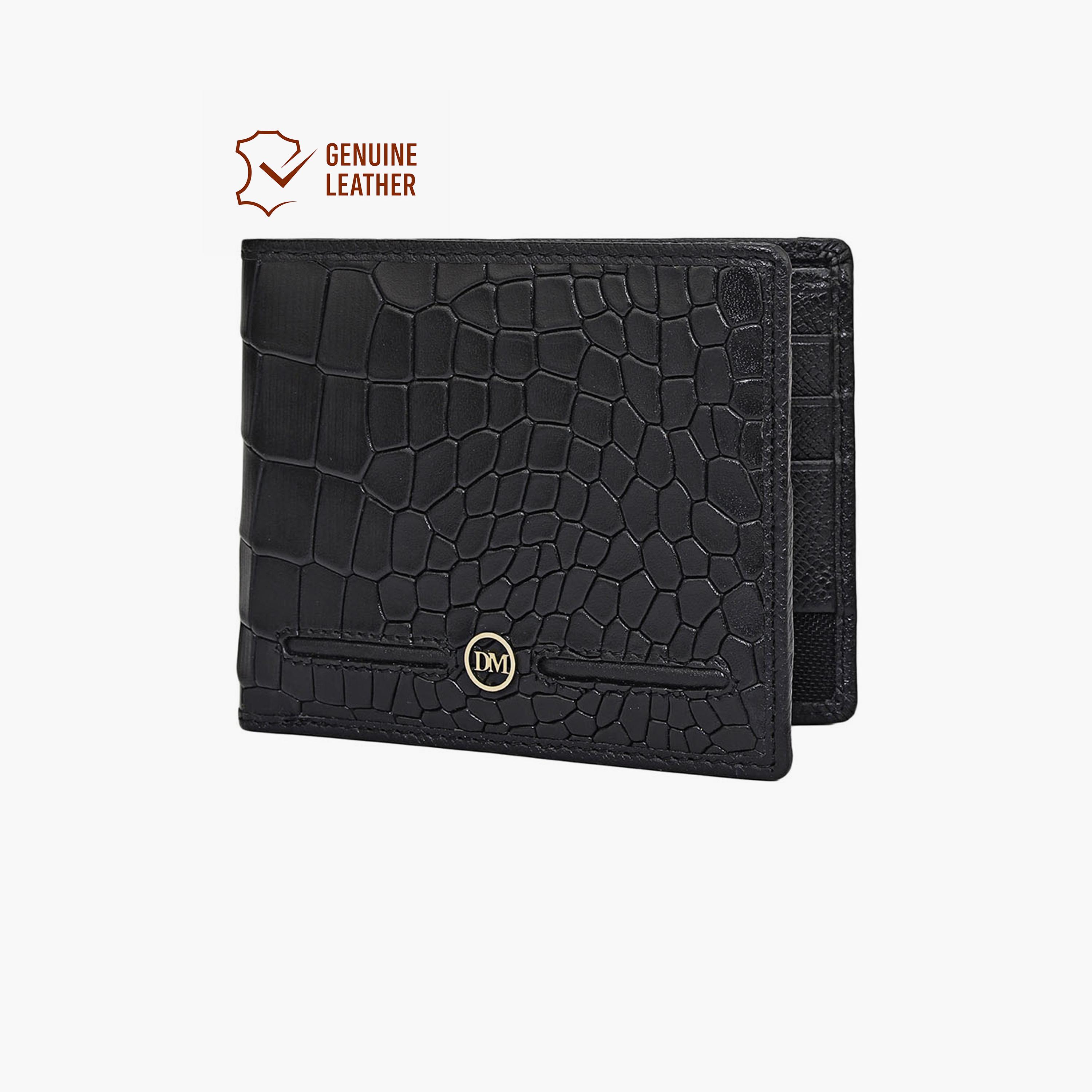 دا ميلانو - محفظة رجالية منقوشة | الطول 11 × العرض 1 × الارتفاع 9 سم-men-beltsandwallets-wallets-image-2