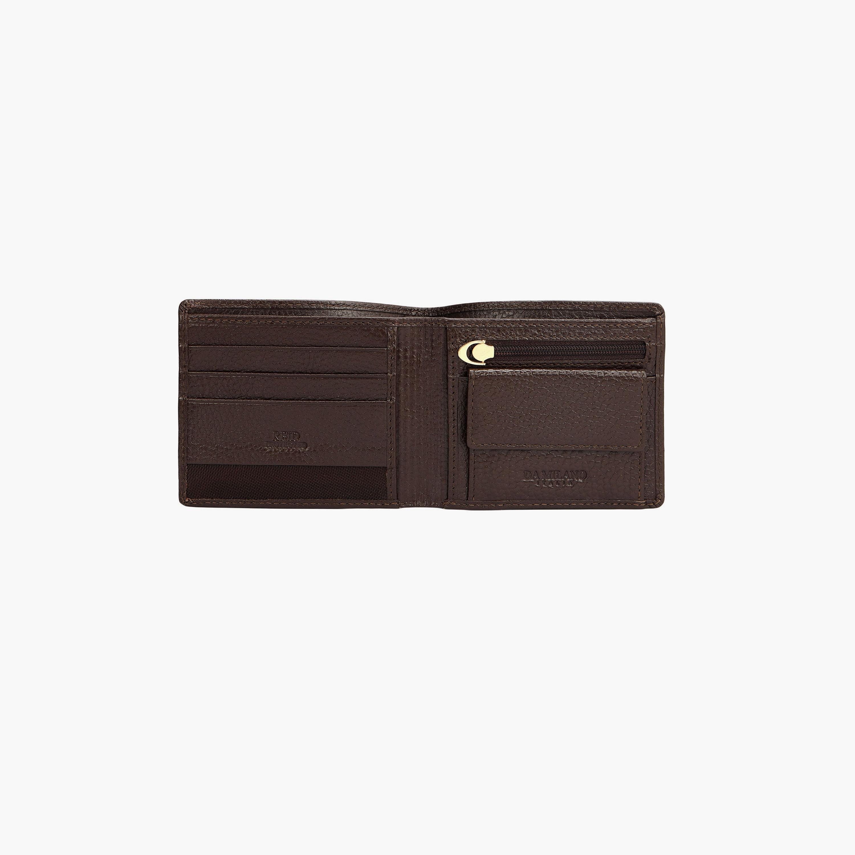 دا ميلانو - محفظة رجالية منقوشة | الطول 11.5 × العرض 2 × الارتفاع 9 سم-men-beltsandwallets-wallets-image-3