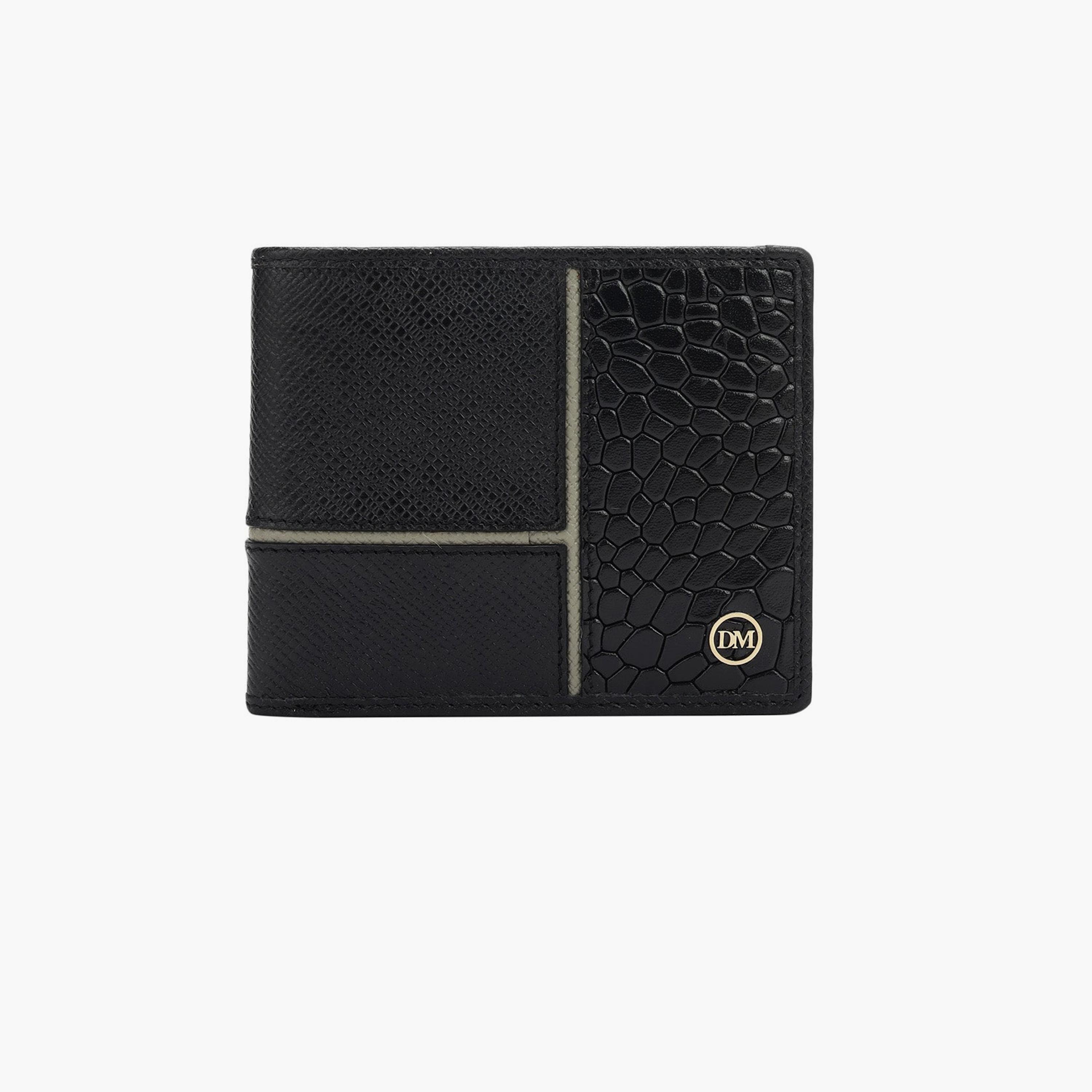 دا ميلانو - محفظة رجالية منقوشة | الطول 11 × العرض 1.5 × الارتفاع 9 سم-men-beltsandwallets-wallets-image-1