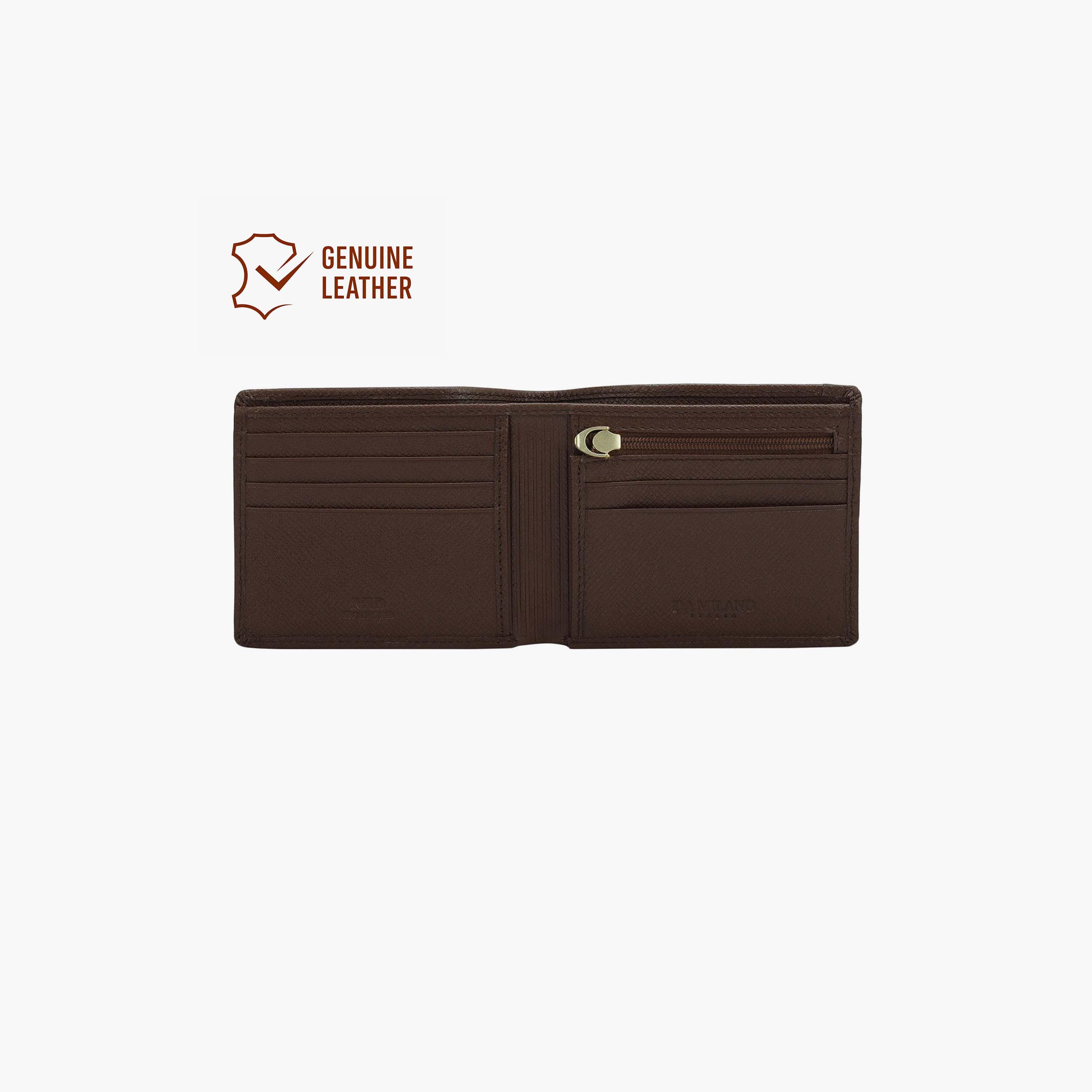 دا ميلانو - محفظة رجالية منقوشة | الطول 11.5 × العرض 1.5 × الارتفاع 9 سم-men-beltsandwallets-wallets-image-2