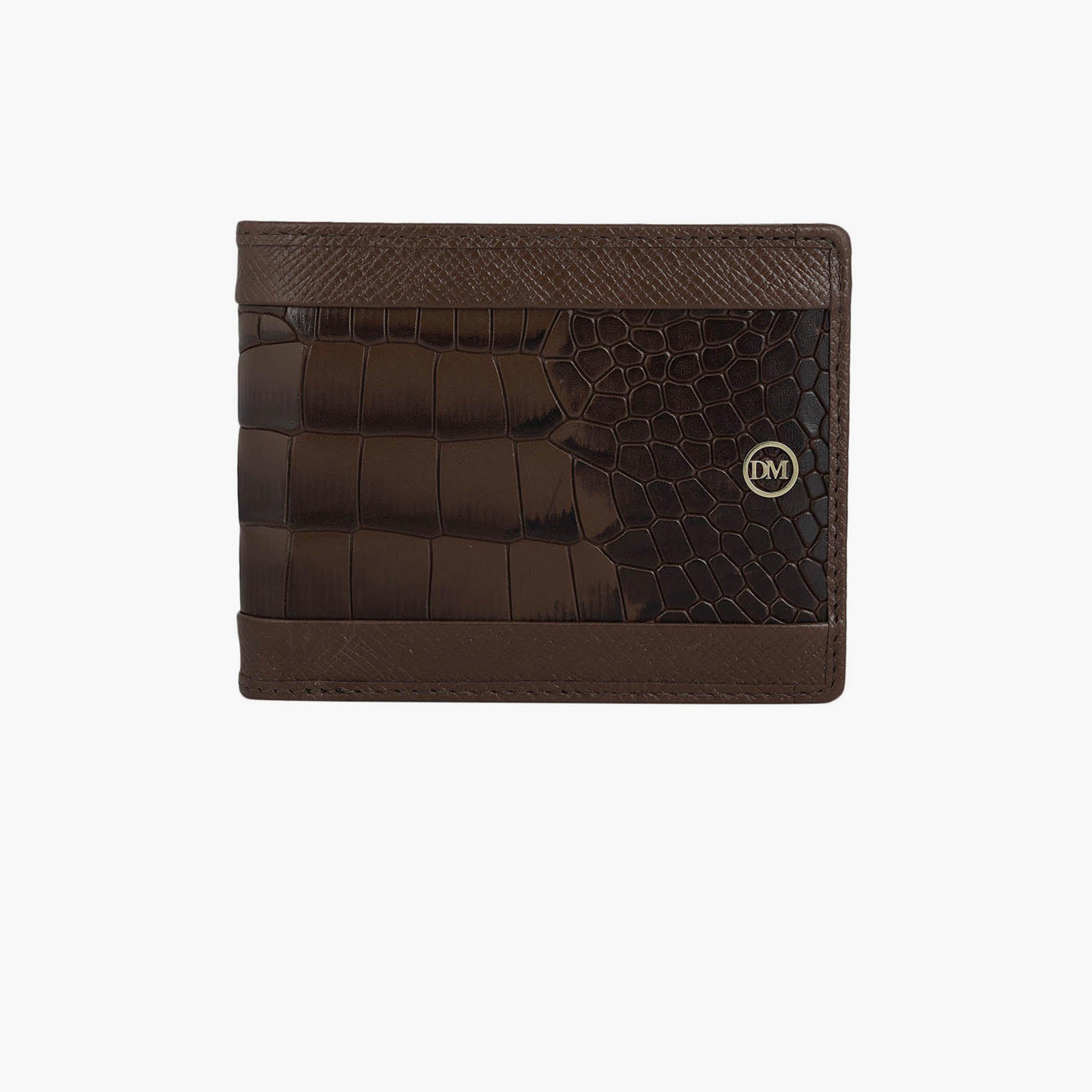 DA MILANO Textured Men's Wallet | L11.5 X W2 X H9 CM-men-beltsandwallets-wallets-image-1