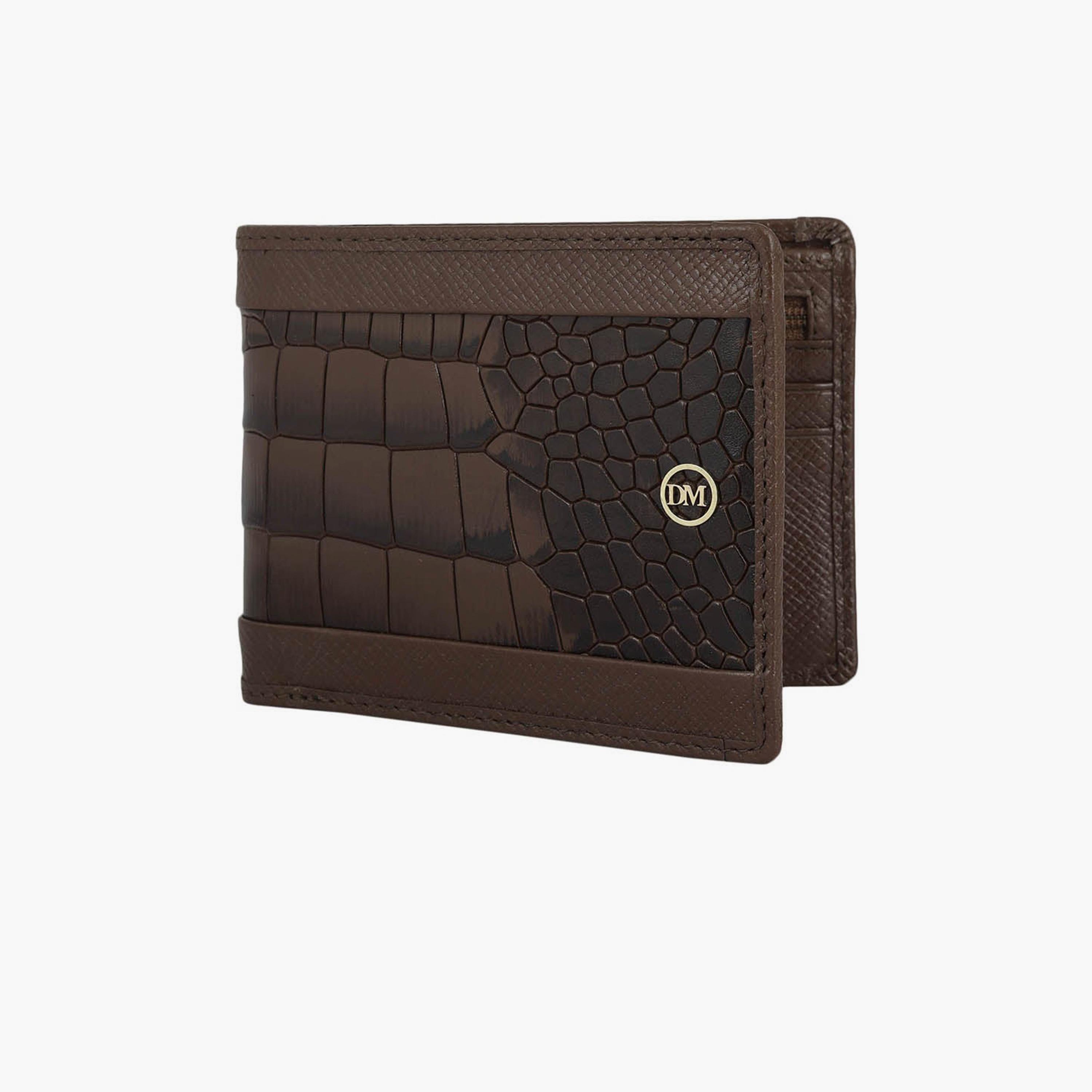DA MILANO Textured Men's Wallet | L11.5 X W2 X H9 CM-men-beltsandwallets-wallets-image-4