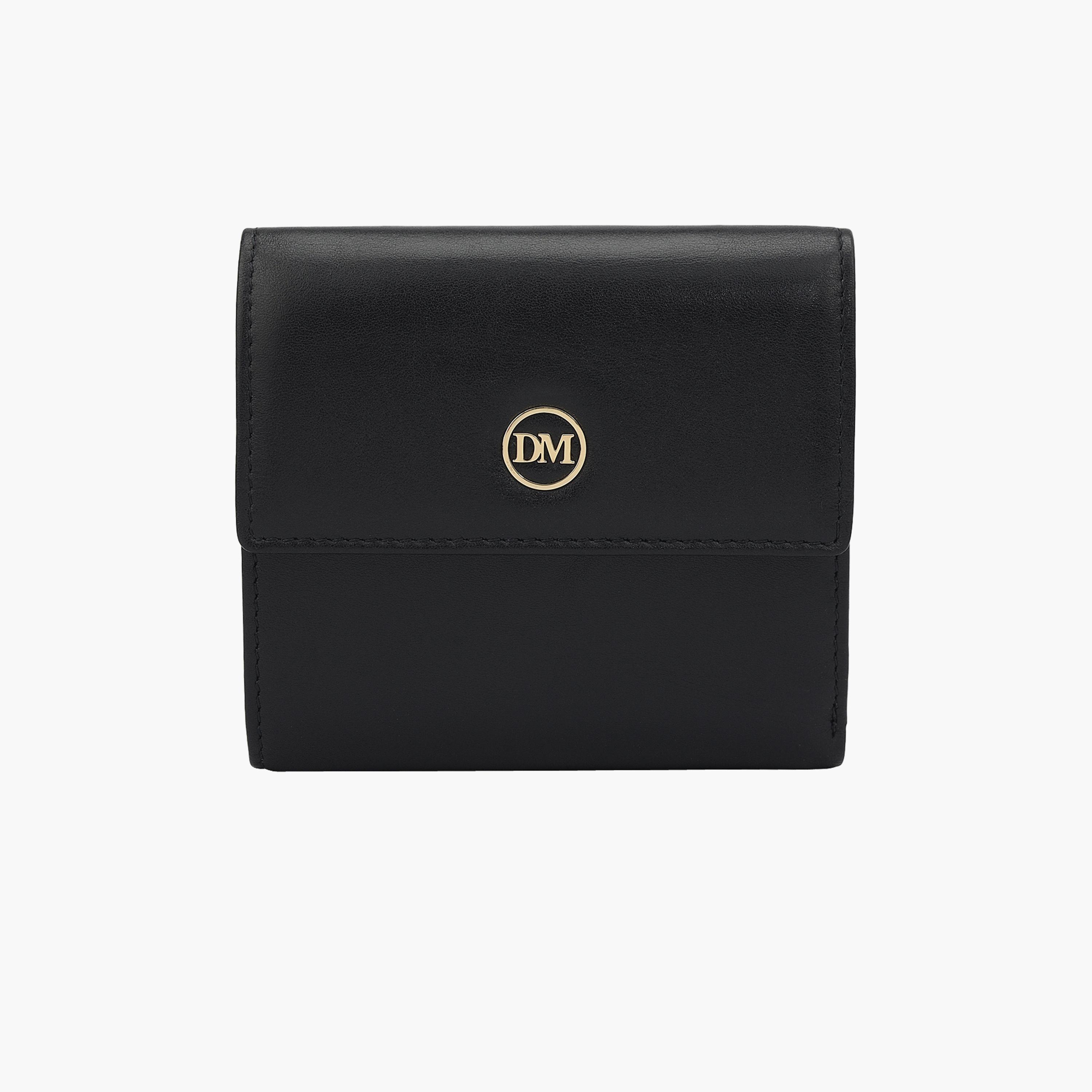 دا ميلانو - محفظة نسائية سادة بغطاء قلاب | الطول 10.5 × العرض 2 × الارتفاع 10 سم-women-bagsandwallets-wallets-image-1