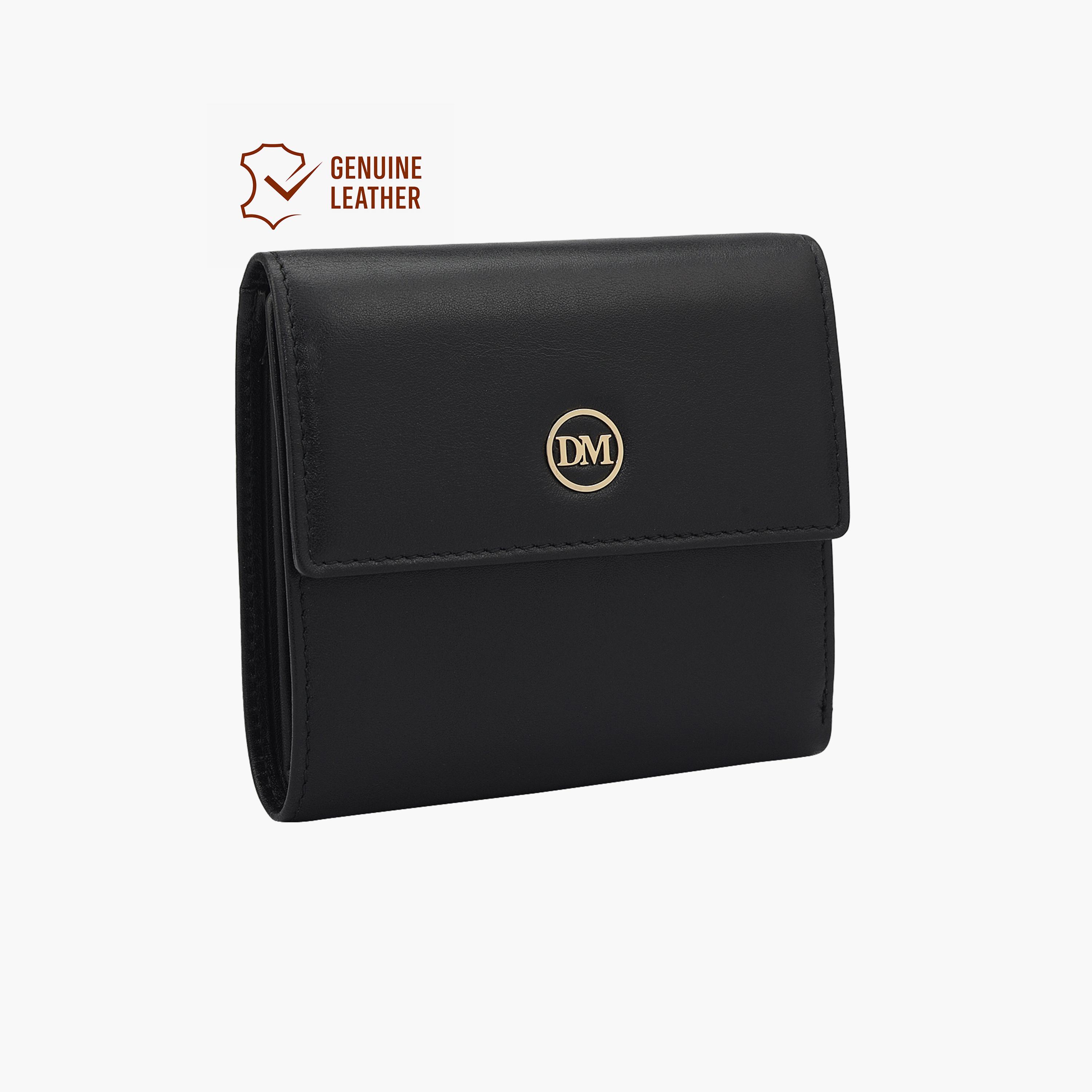 دا ميلانو - محفظة نسائية سادة بغطاء قلاب | الطول 10.5 × العرض 2 × الارتفاع 10 سم-women-bagsandwallets-wallets-image-2