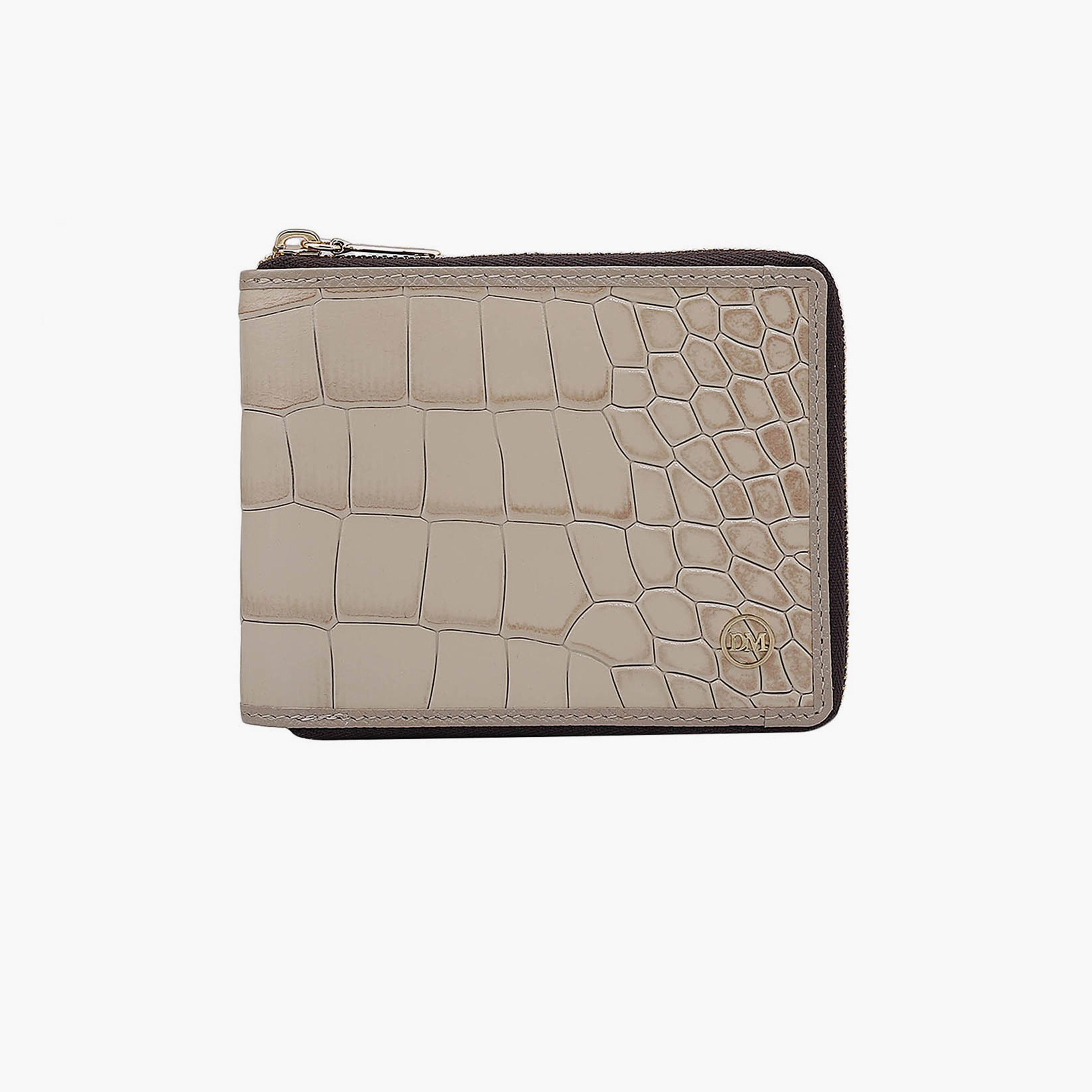 DA MILANO Textured Women's Wallet Zipper | L11.5 X W2 X H9 CM-women-bagsandwallets-wallets-image-1