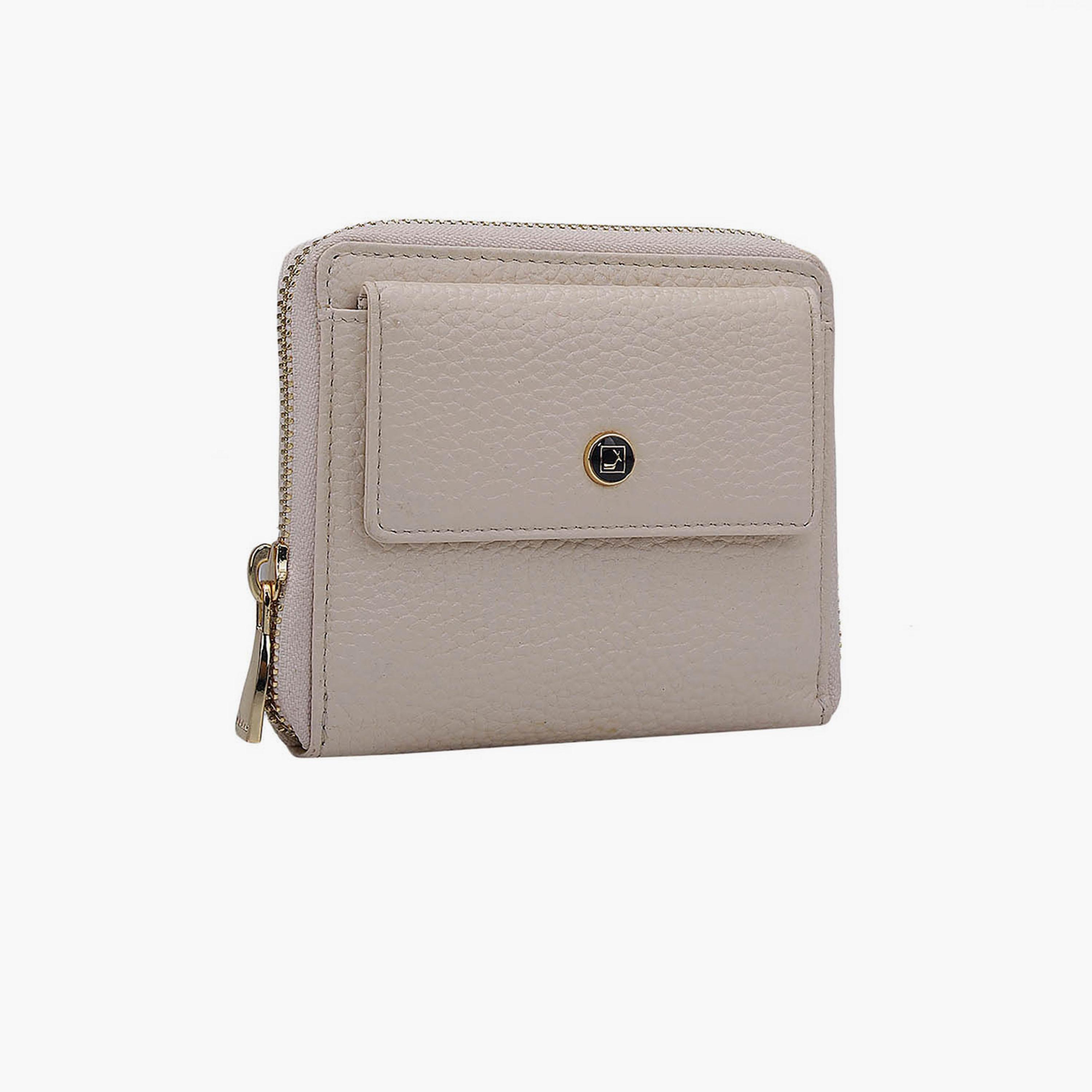 DA MILANO Textured Women's Wallet Zipper | L11.5 X W2 X H9 CM-women-bagsandwallets-wallets-image-4