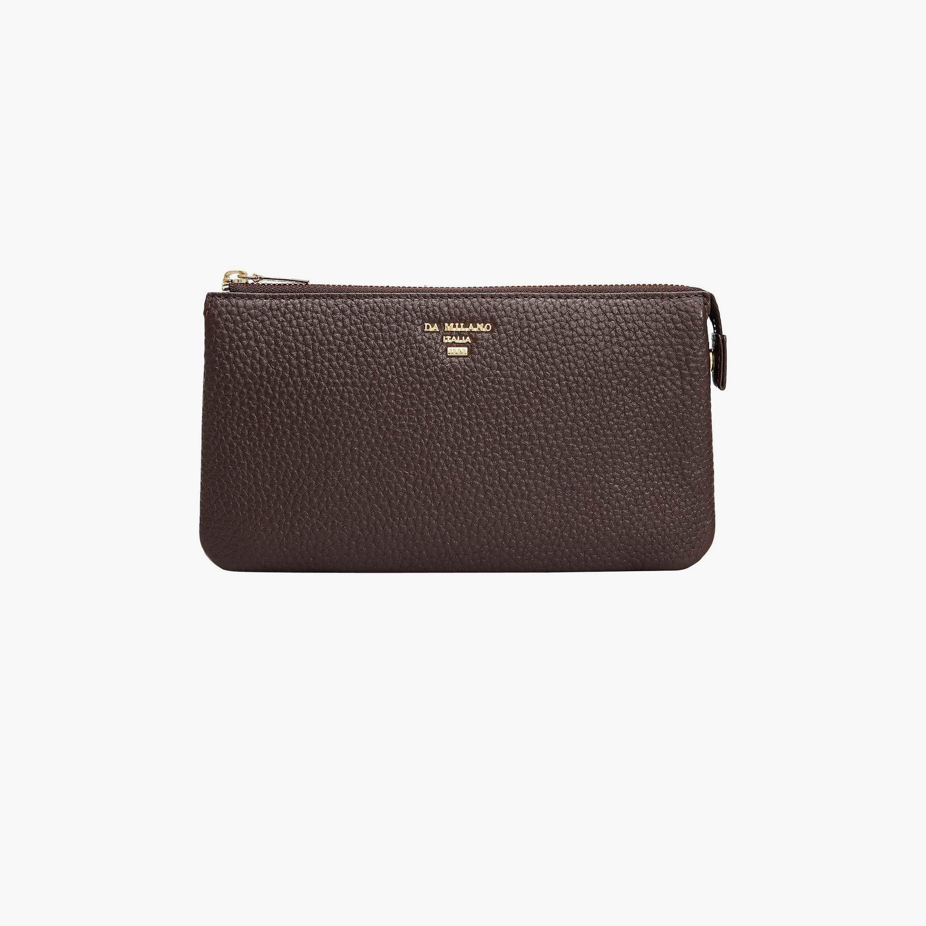 دا ميلانو - شنطة بسحاب للجنسين بنقشة مميزة | الطول 20 × العرض 2 × الارتفاع 11 سم-women-bagsandwallets-handbags-image-1