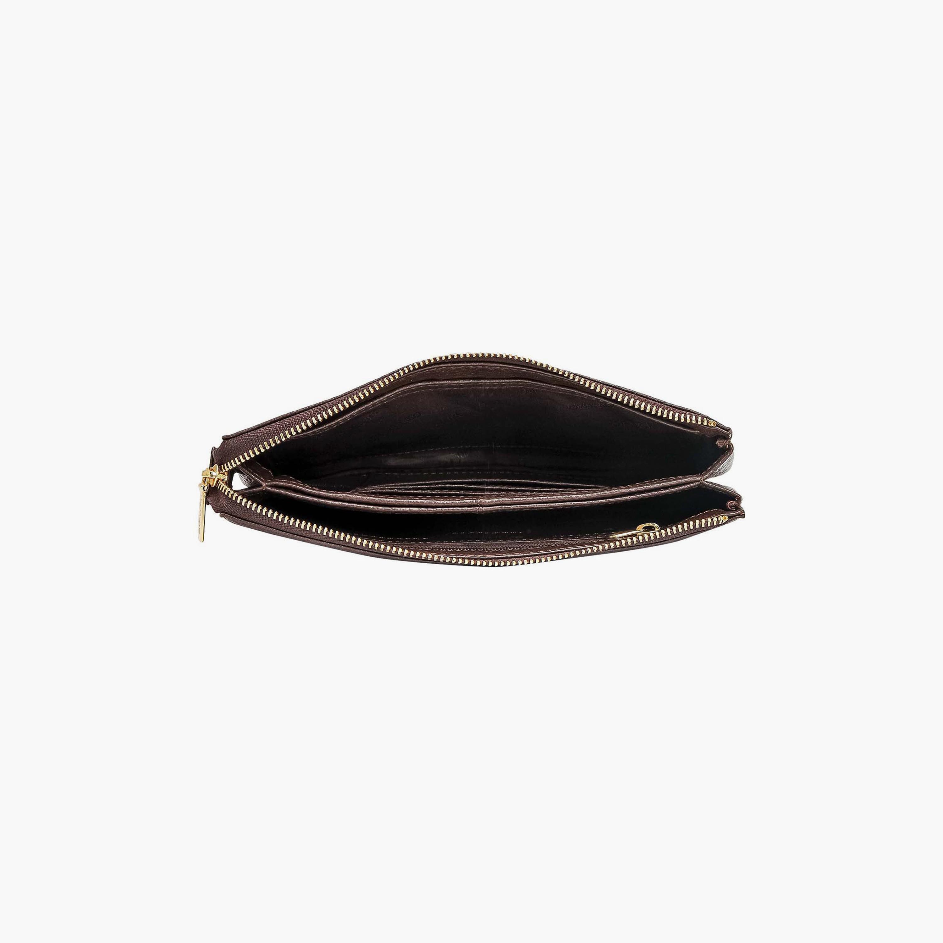 دا ميلانو - شنطة بسحاب للجنسين بنقشة مميزة | الطول 20 × العرض 2 × الارتفاع 11 سم-women-bagsandwallets-handbags-image-4