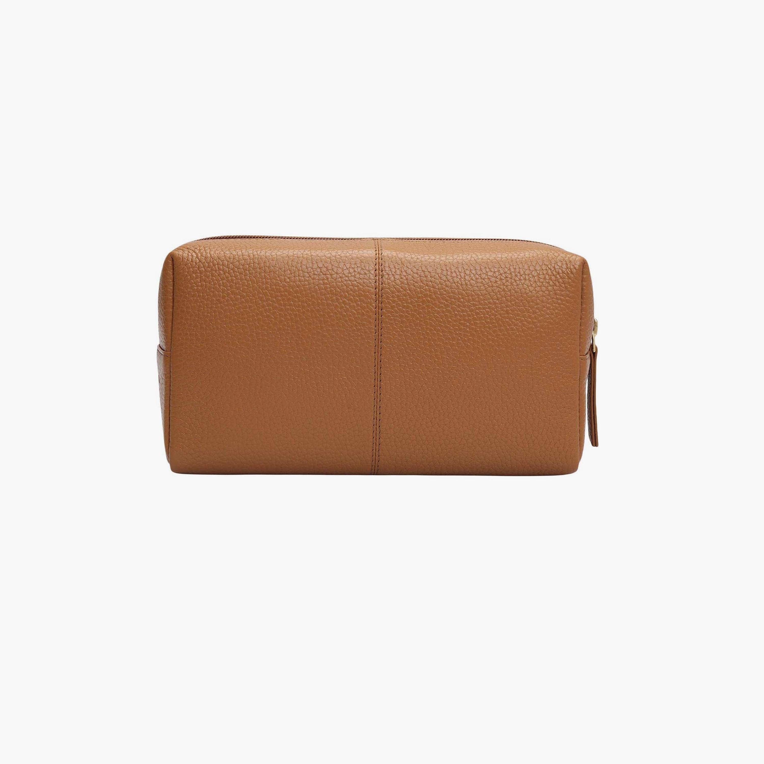 DA MILANO Textured Unisex Pouch Zipper | L21 X W6.5 X H12 CM-women-bagsandwallets-handbags-image-4