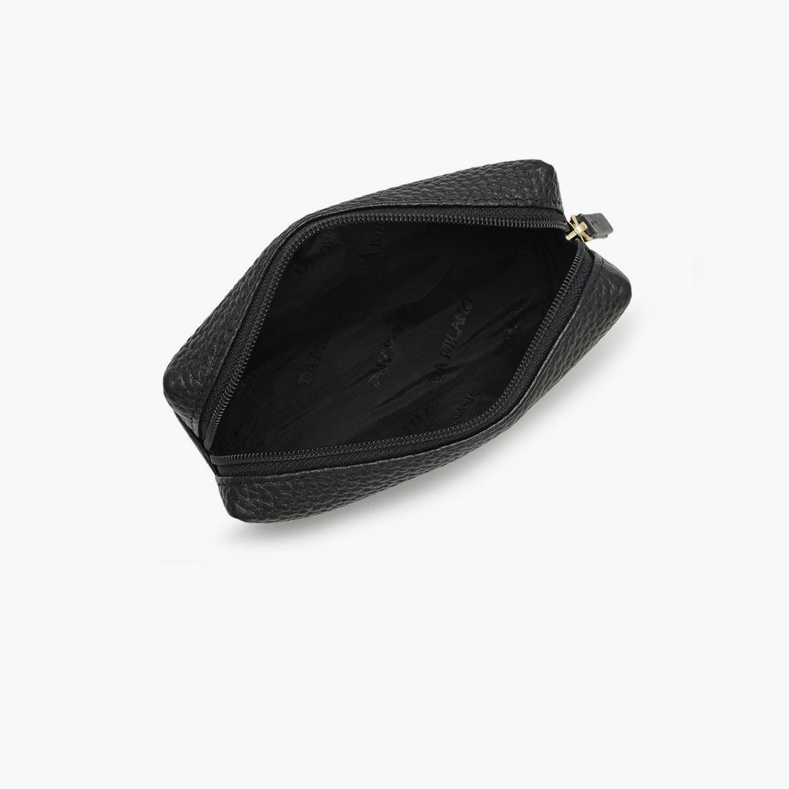 دا ميلانو - شنطة بسحاب للجنسين بنقشة مميزة | الطول 13 × العرض 4.5 × الارتفاع 7 سم-women-bagsandwallets-handbags-image-3