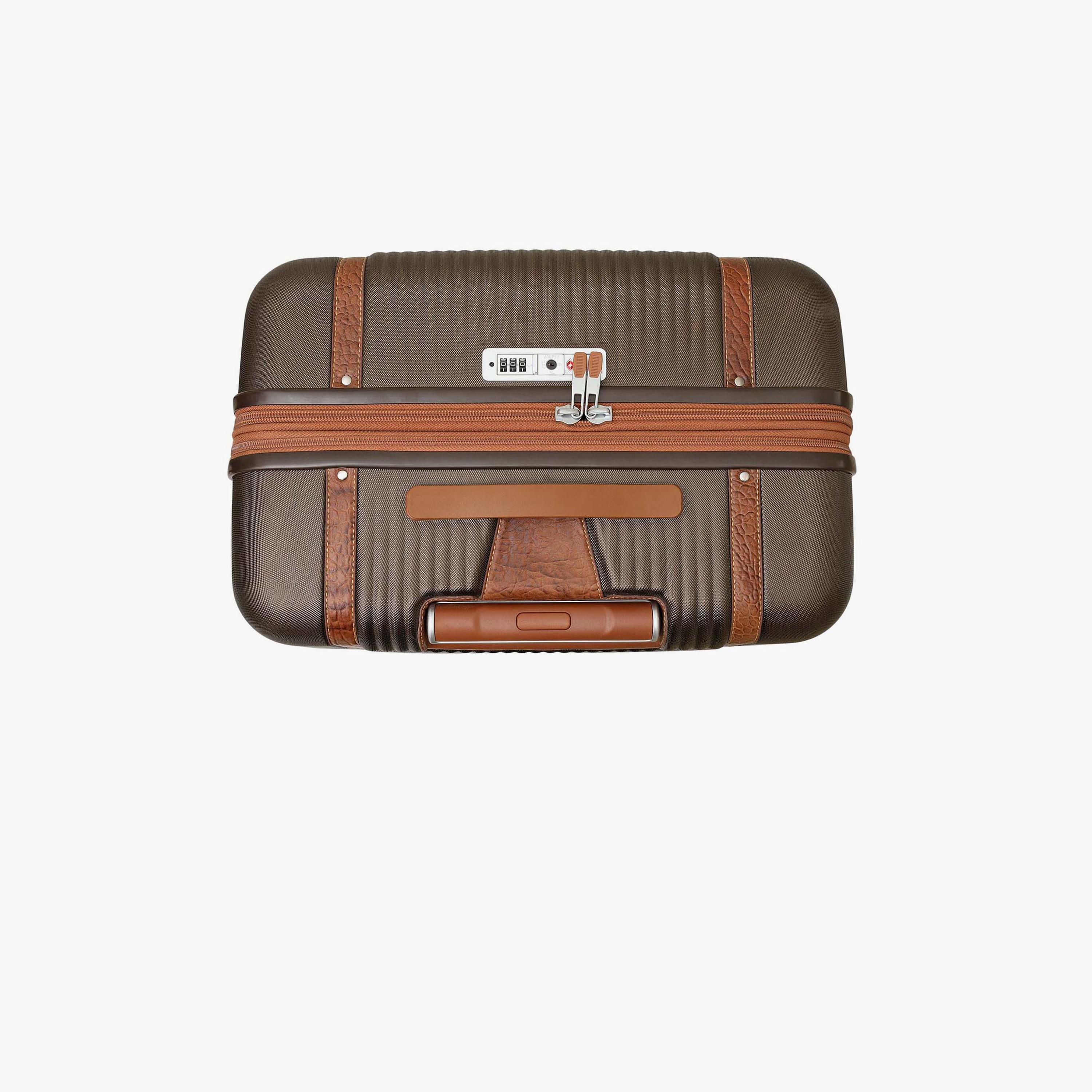 DA MILANO 64 CM Medium Check-In Leather Hard Sided 4-Wheeler Spinner Luggage with TSA Lock-travel-luggagesandbags-luggage-image-7