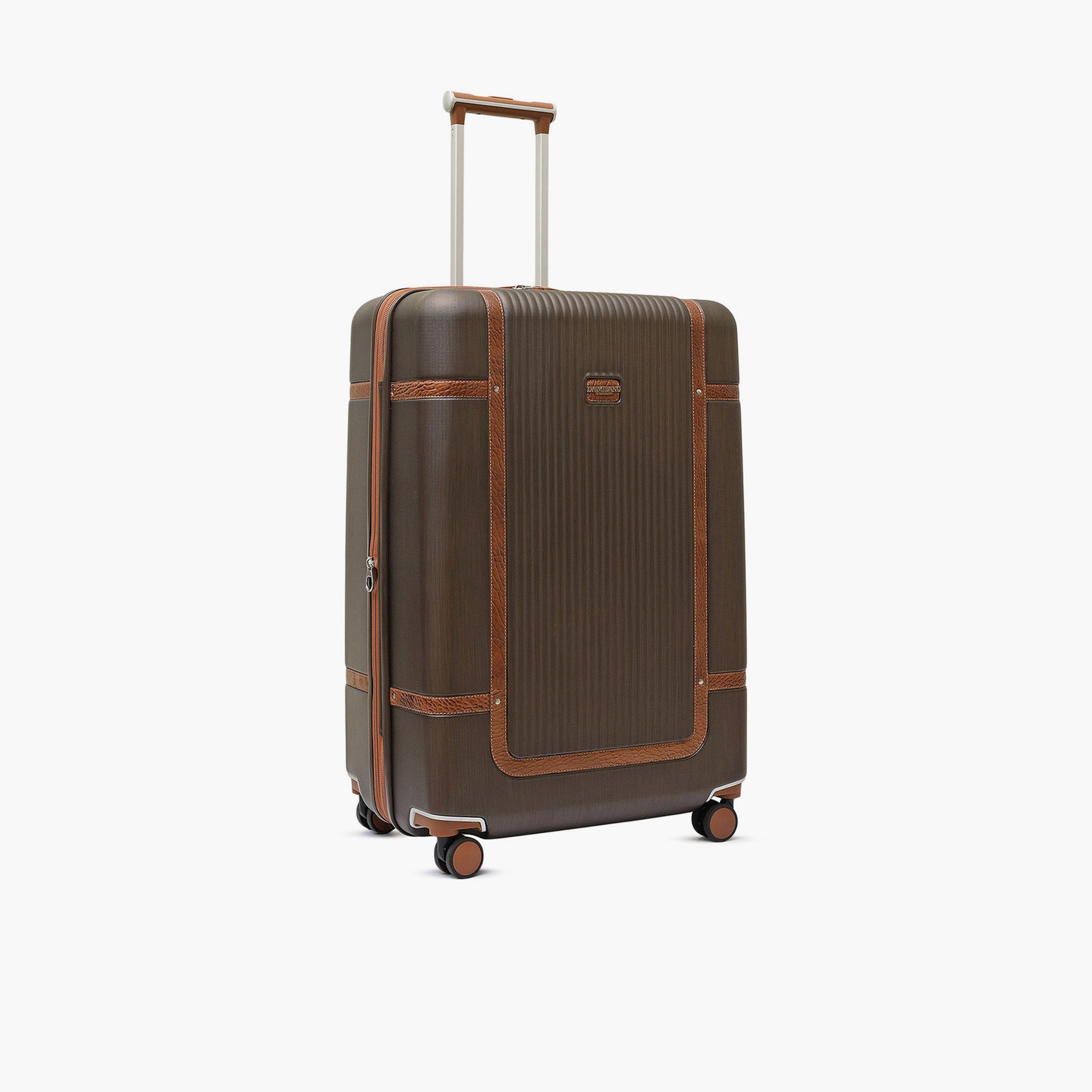 DA MILANO 64 CM Medium Check-In Leather Hard Sided 4-Wheeler Spinner Luggage with TSA Lock-travel-luggagesandbags-luggage-image-8