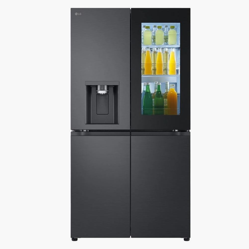 LG Glass InstaView Door-in-Door Refrigerator - GR-X39FFCRB