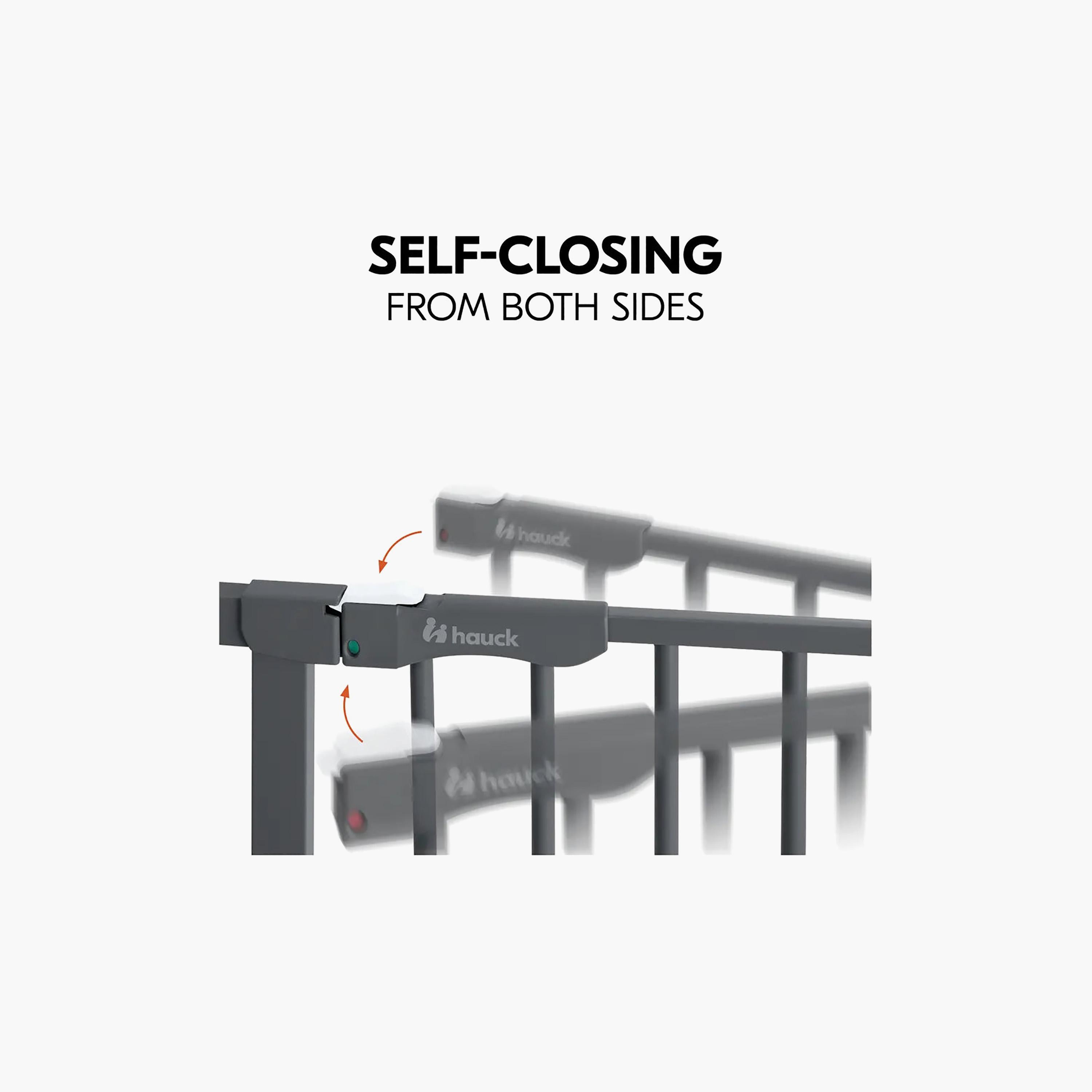 Hauck One-Handed Opening Autoclose Safety Gate - 75-80 cm-baby-healthandsafety-babyproofing-image-8