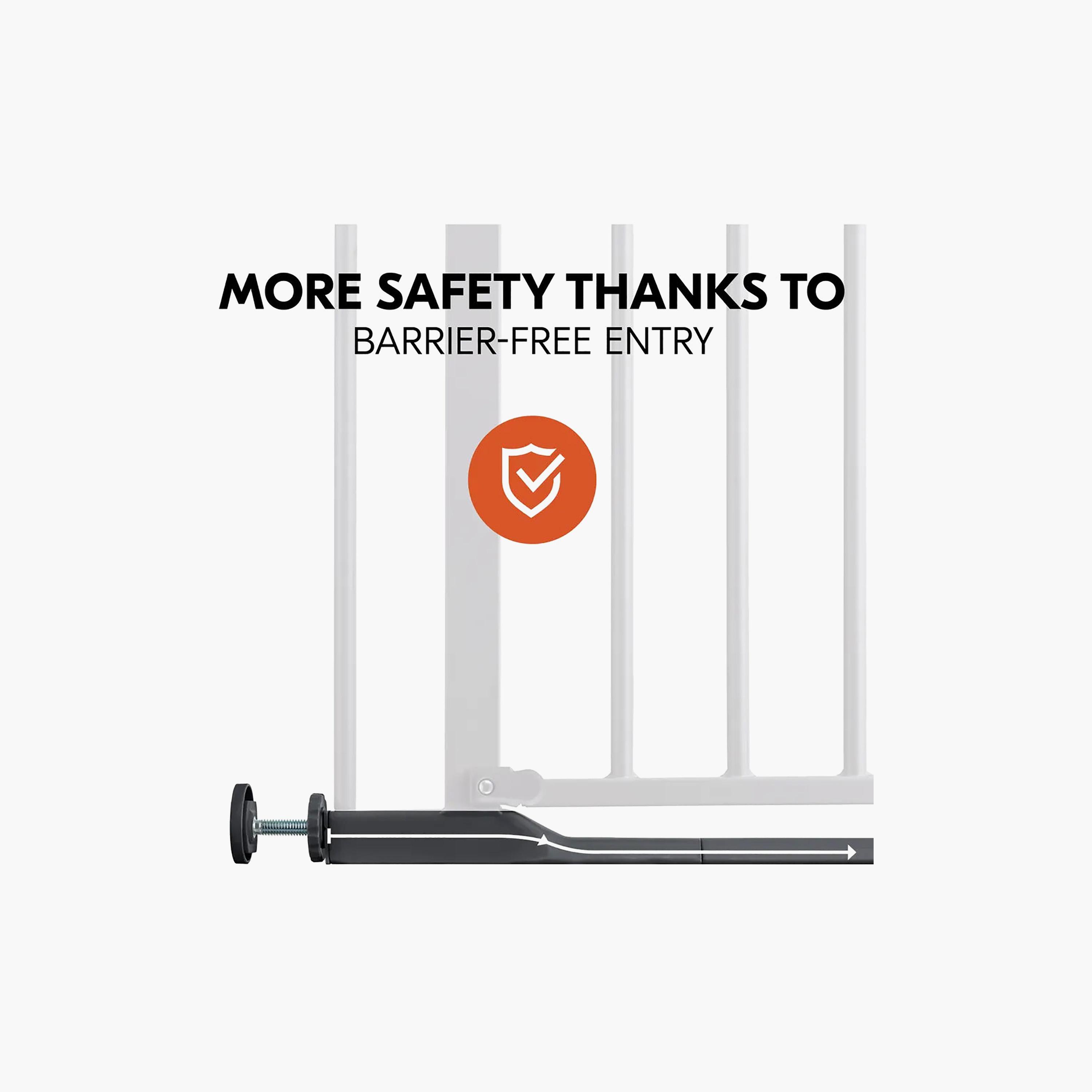 Hauck One-Handed Opening Autoclose Safety Gate - 75-80 cm-baby-healthandsafety-babyproofing-image-9