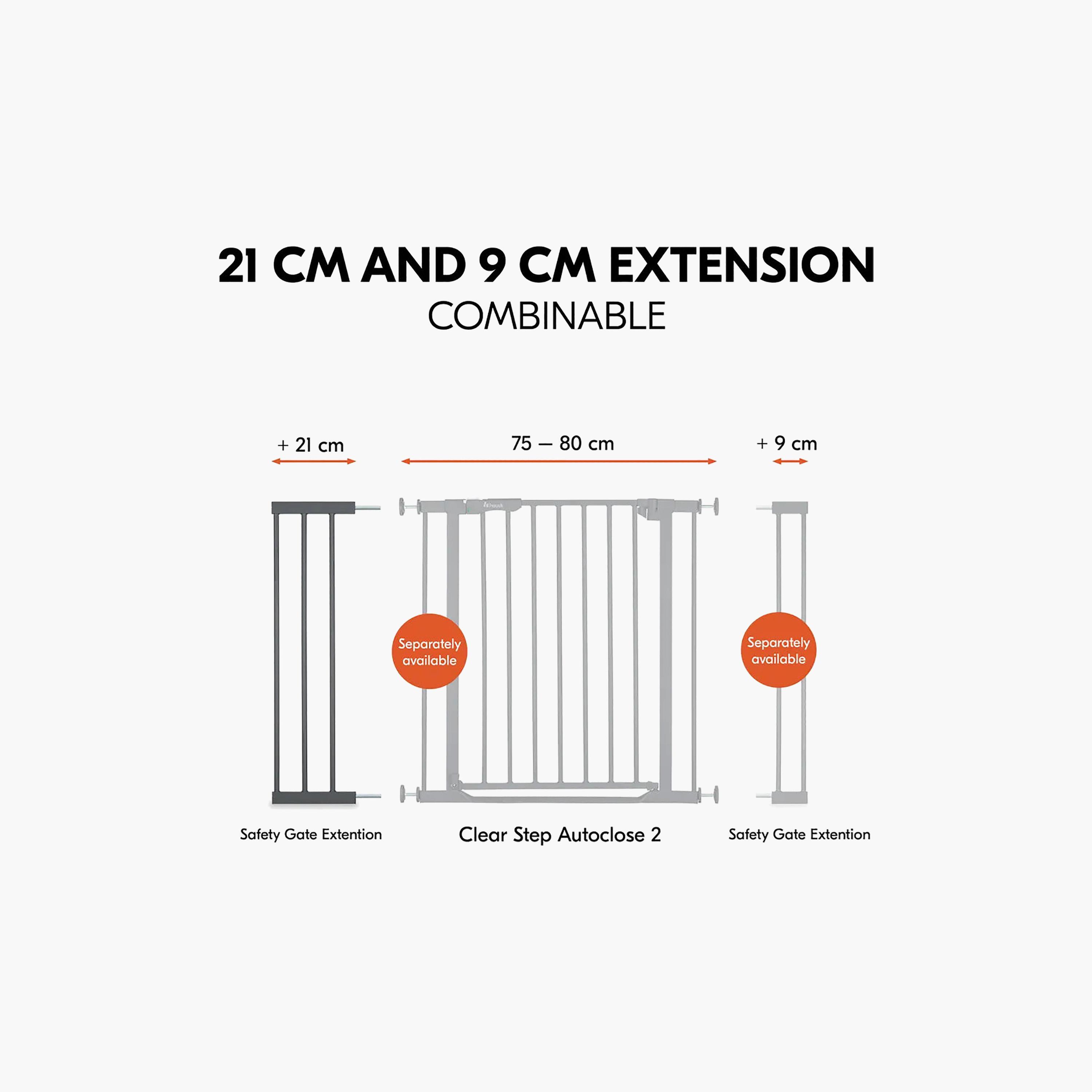 Hauck 21 cm Extensions Autoclose Safety Gate - 75-80 cm-baby-healthandsafety-babyproofing-image-5