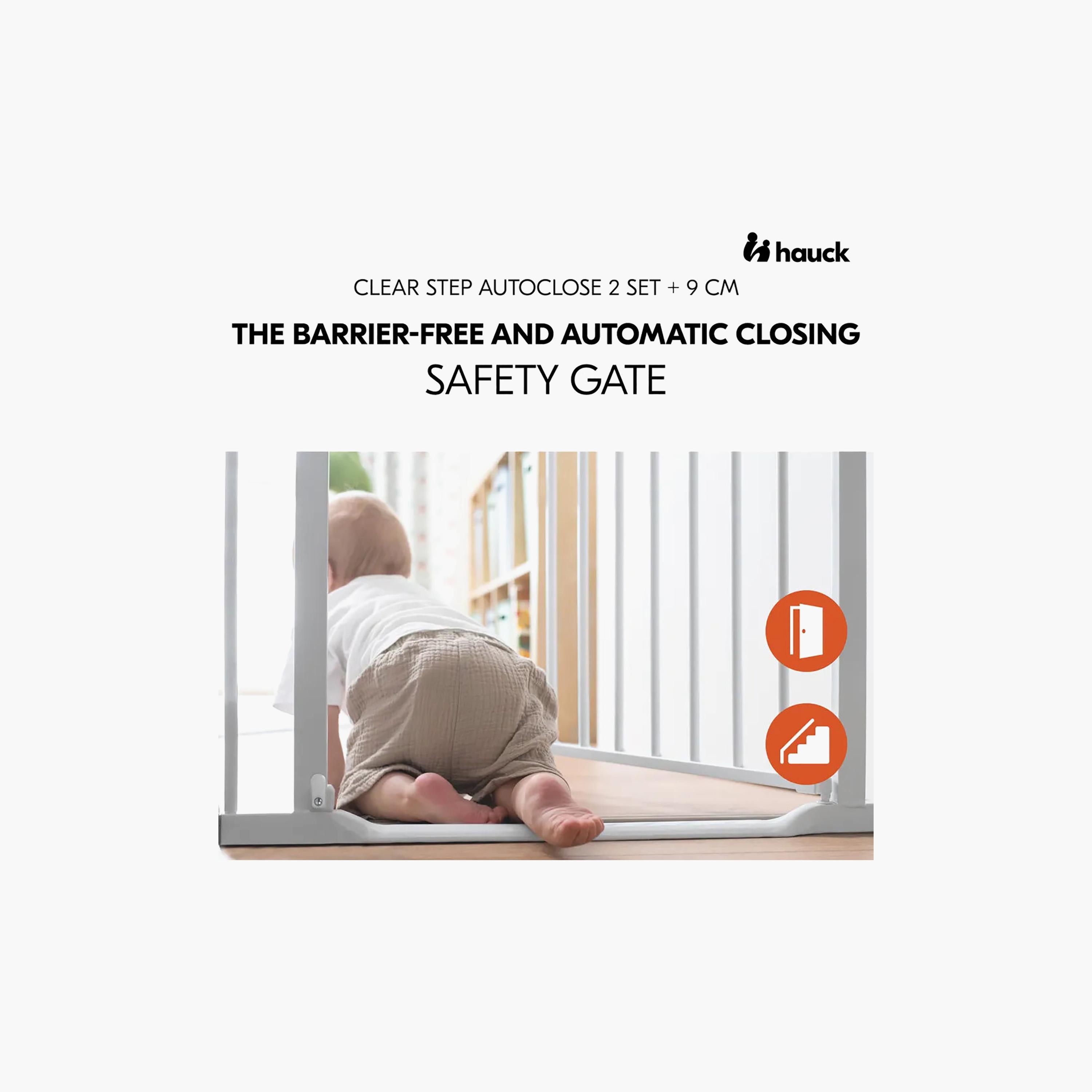 Hauck One-Handed Opening Autoclose Safety Stairs & Door Gate - 84-89 cm-baby-healthandsafety-babyproofing-image-10