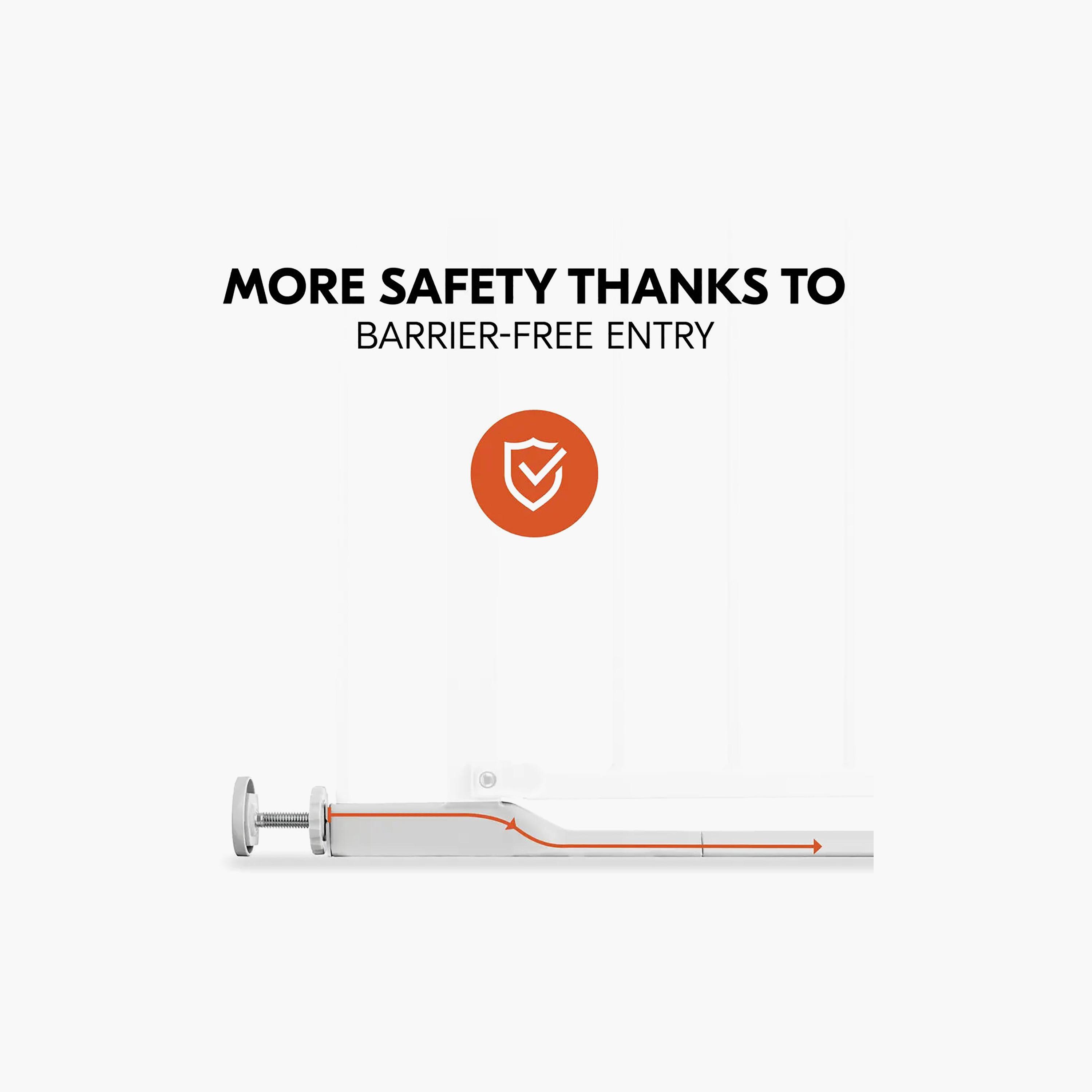 Hauck One-Handed Opening Adjustable Safety Gate - 75-80 cm-baby-healthandsafety-babyproofing-image-8