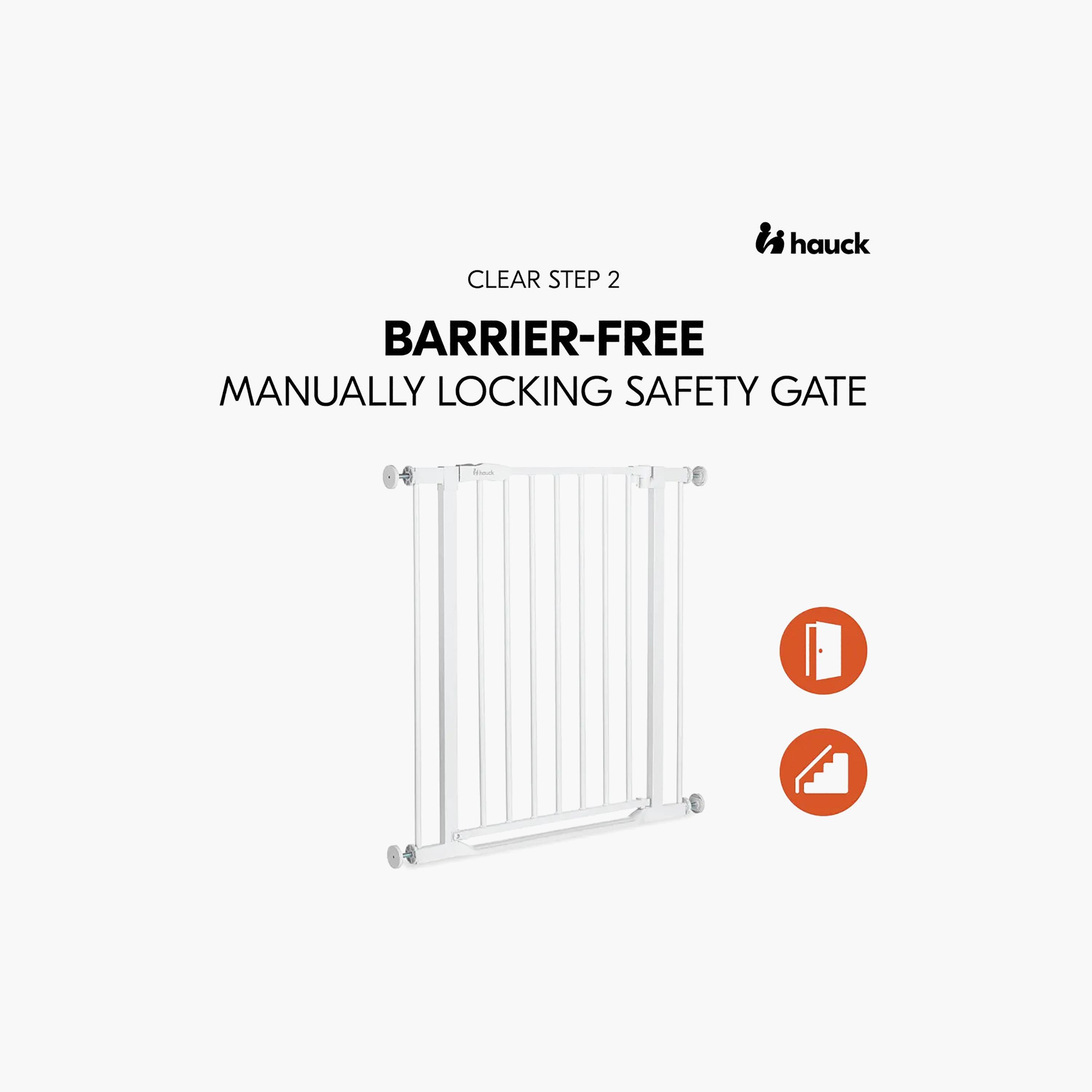Hauck One-Handed Opening Adjustable Safety Gate - 75-80 cm-baby-healthandsafety-babyproofing-image-9