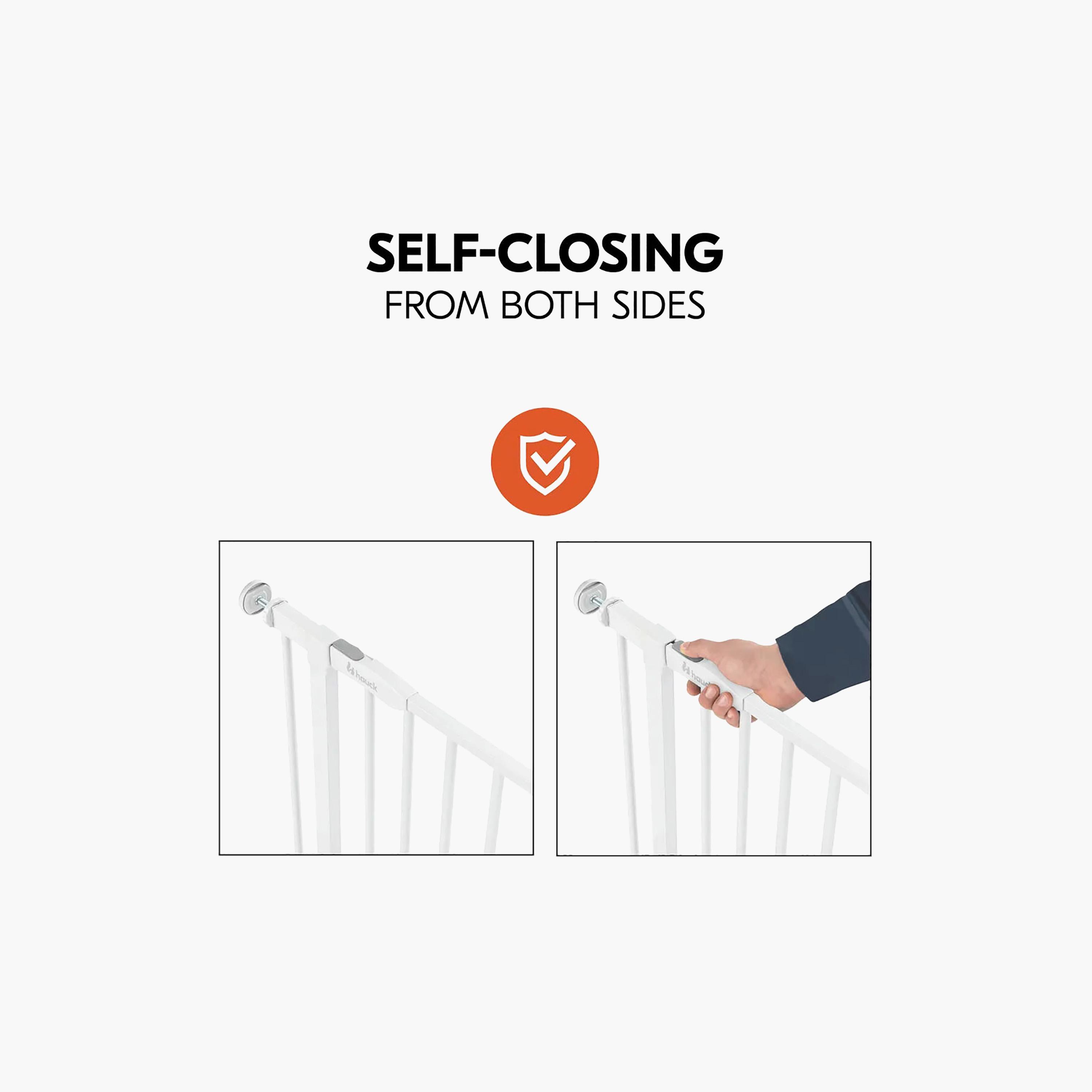 Hauck One-Handed Opening Autoclose Safety Stairs & Door Gate - 75-80 cm-baby-healthandsafety-babyproofing-image-7