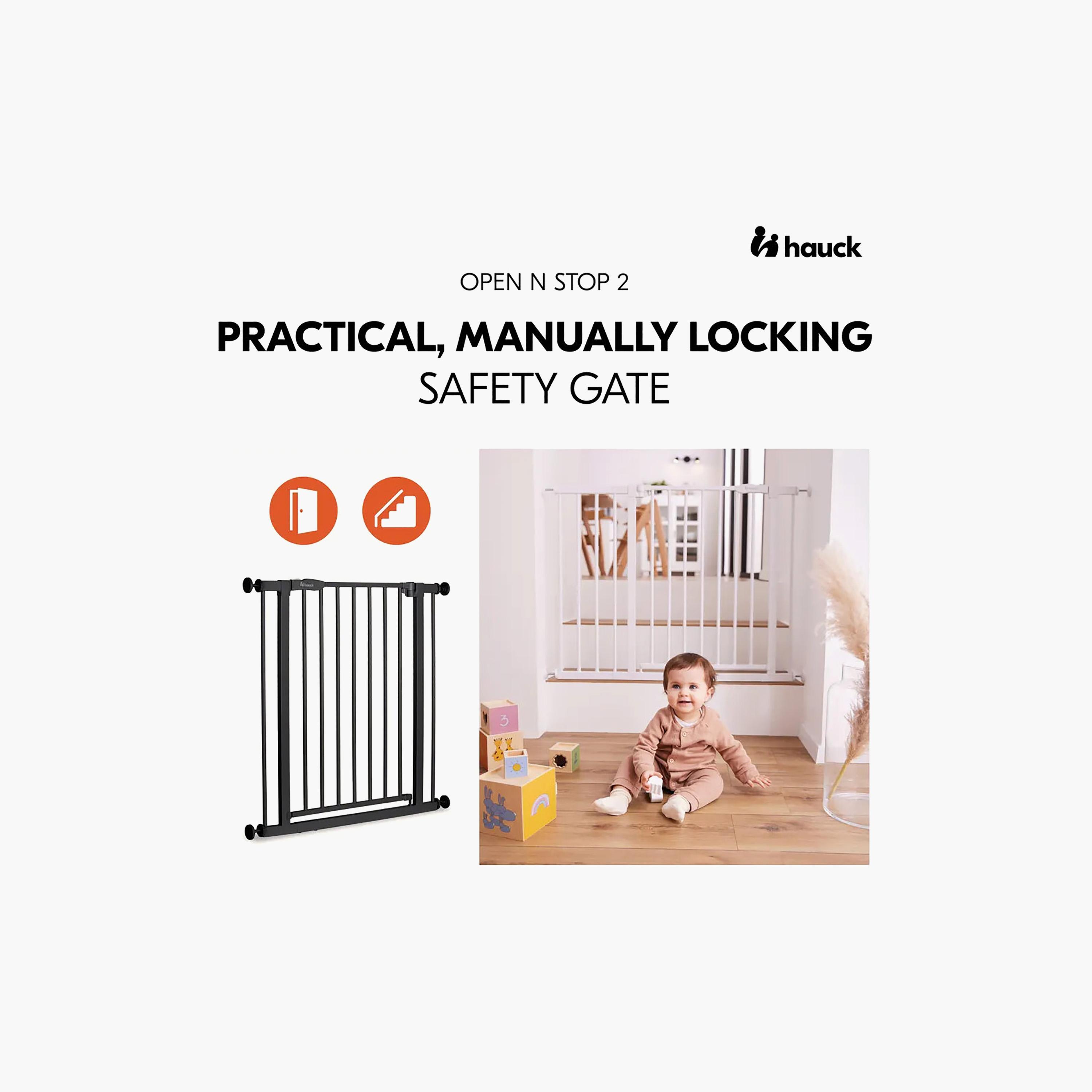 Hauck 21 cm Extensions One-Hand Opening Autoclose Safety Gate - 96-101 cm-baby-healthandsafety-babyproofing-image-9