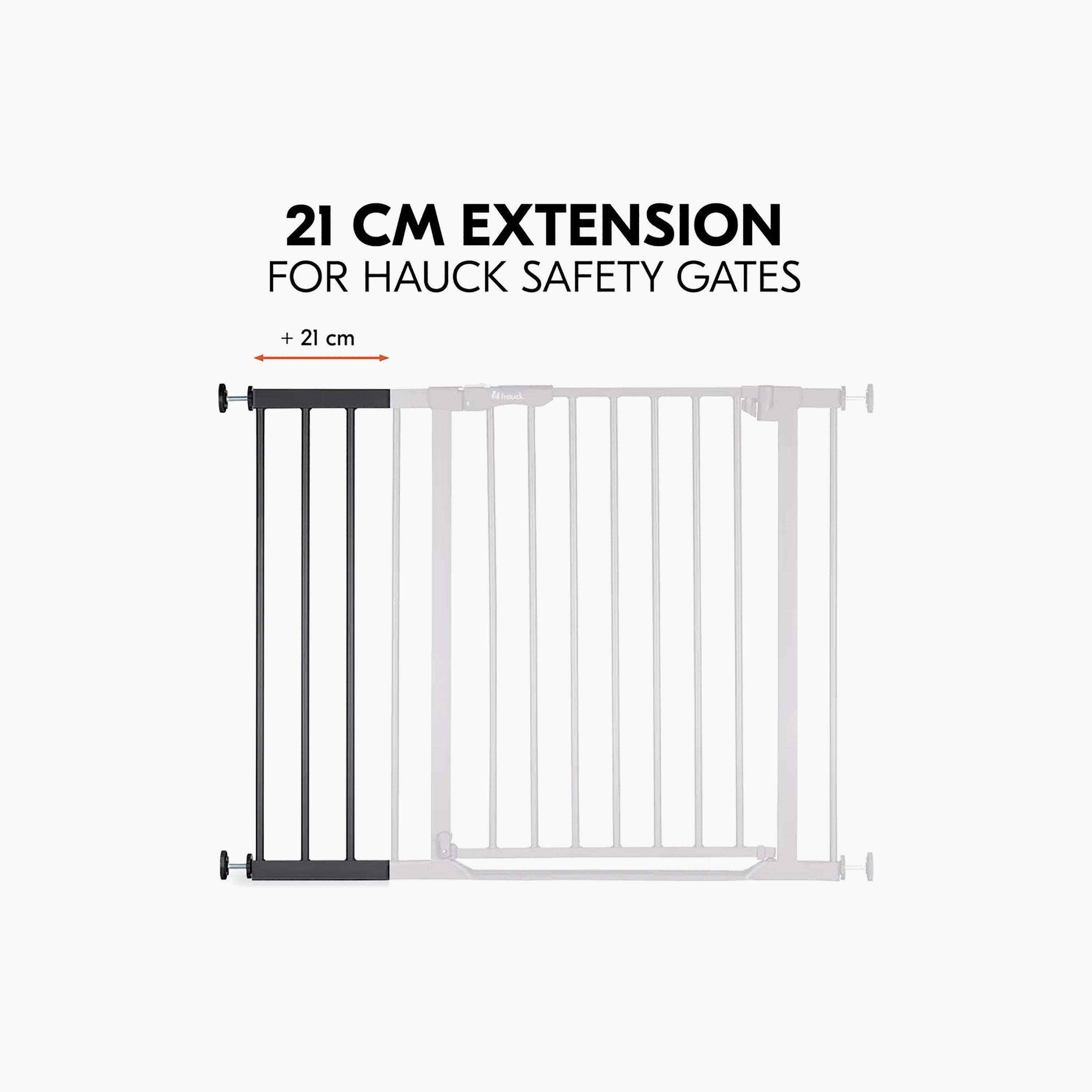 Hauck 21 cm Extensions One-Hand Opening Autoclose Safety Gate - 75-80 cm-baby-healthandsafety-babyproofing-image-8